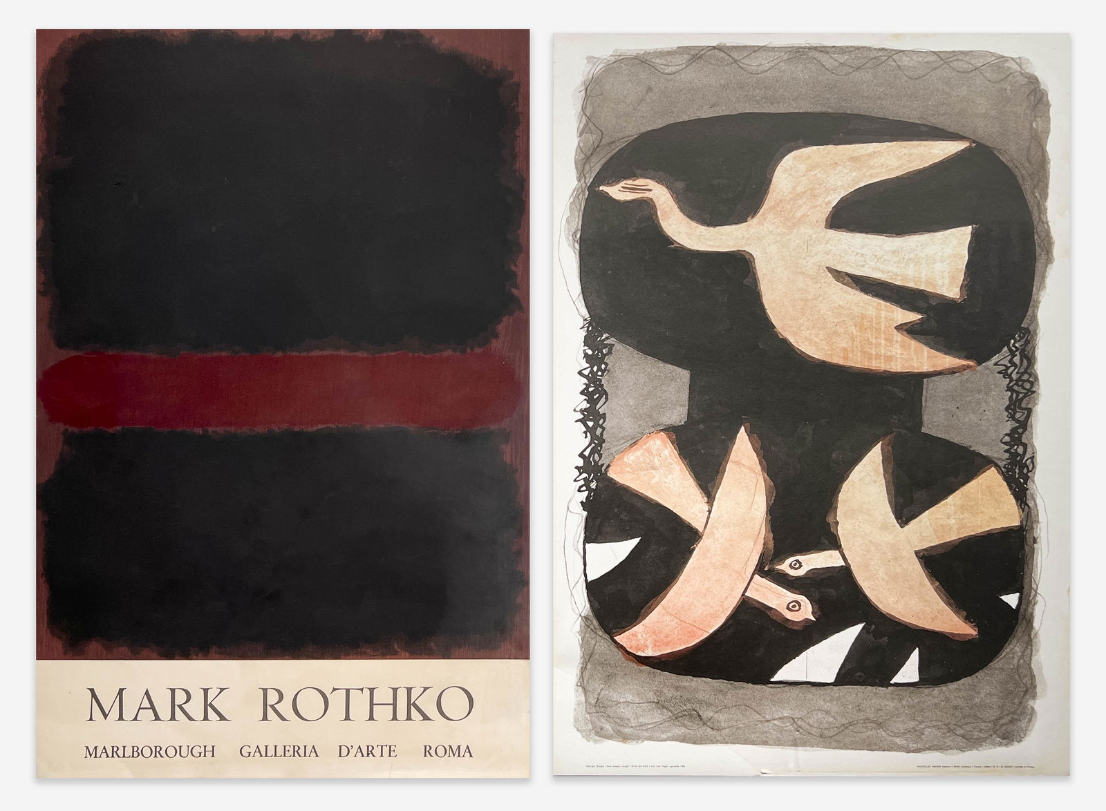 Mark Rothko and Georges Braque - 2 Posters (1 of 5)