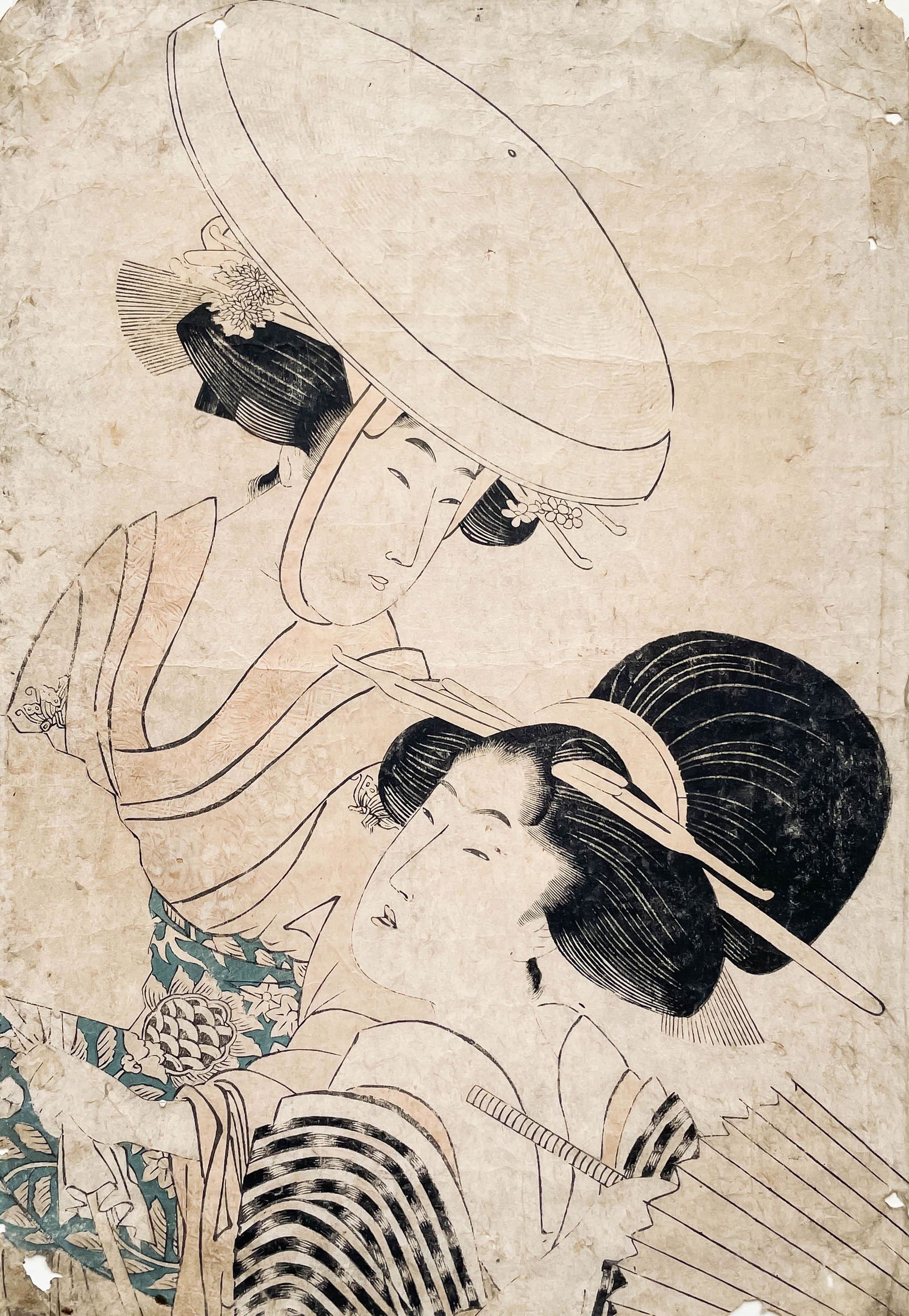 Kitagawa Utamaro - Portrait of Two Ladies (1 of 5)