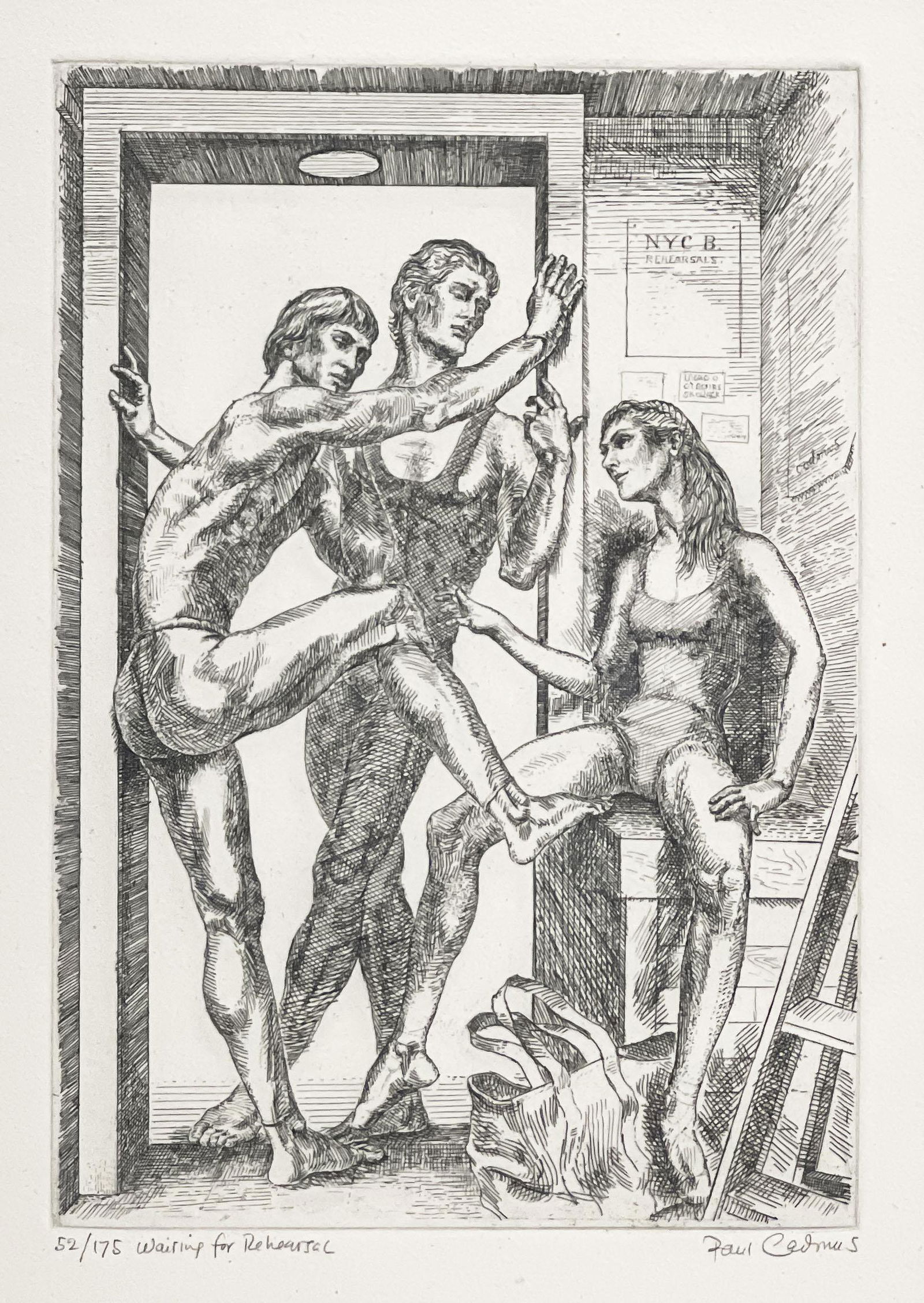Paul Cadmus - Waiting for Rehearsal (1 of 5)