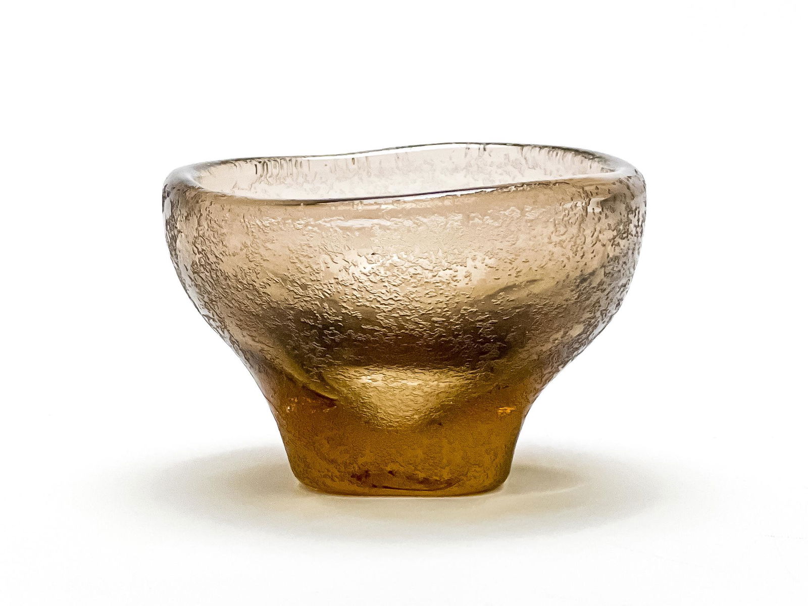 Carlo Scarpa for Venini - Amber Corroso Finger Bowl (1 of 6)