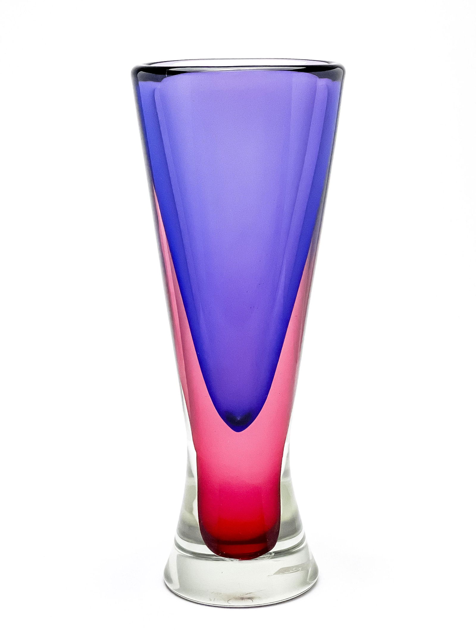 Flavio Poli for Seguso - Purple and Red Sommerso Vase (1 of 6)