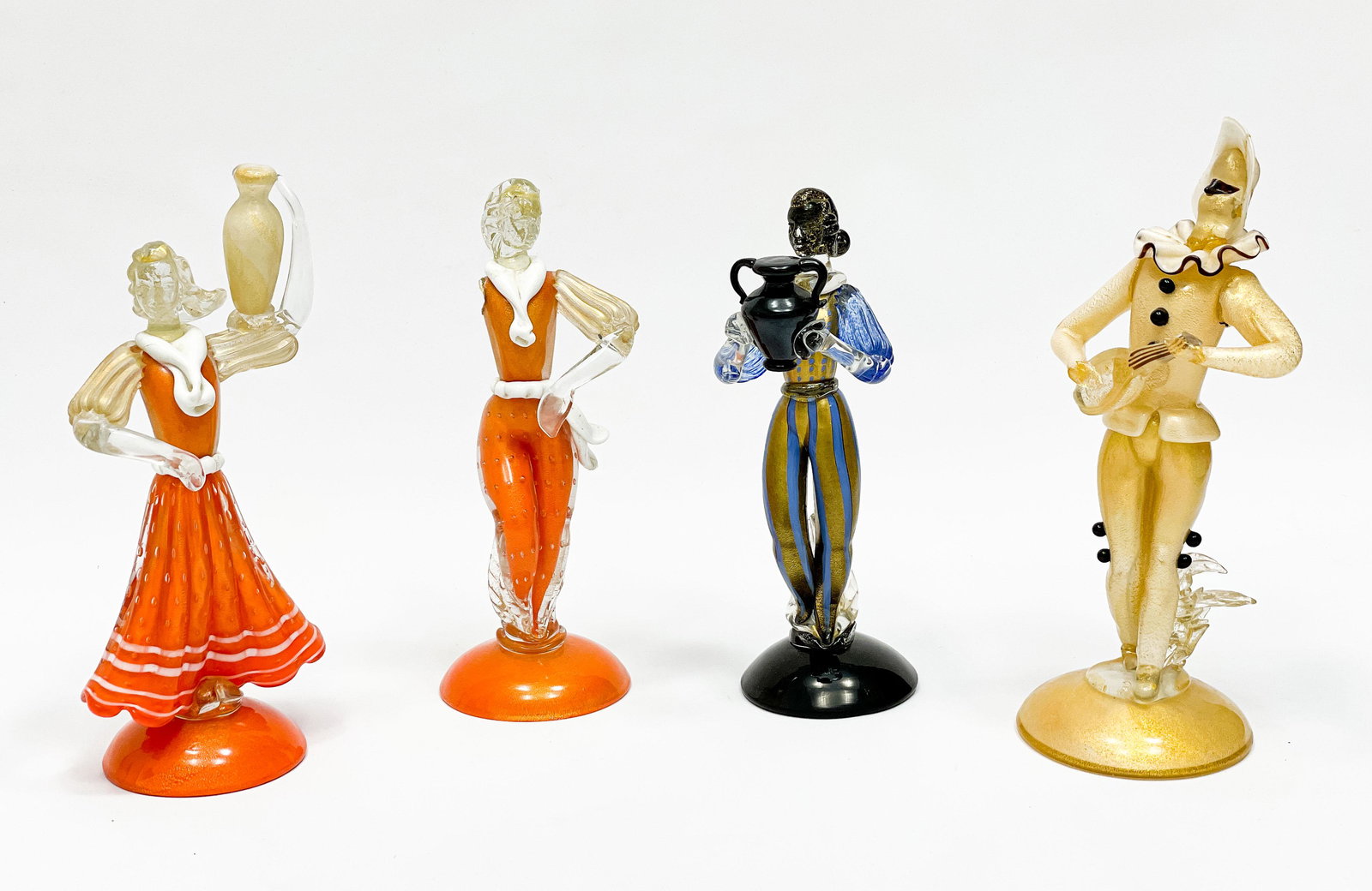 Group of 4 Venetian Murano Glass Figures (1 of 6)