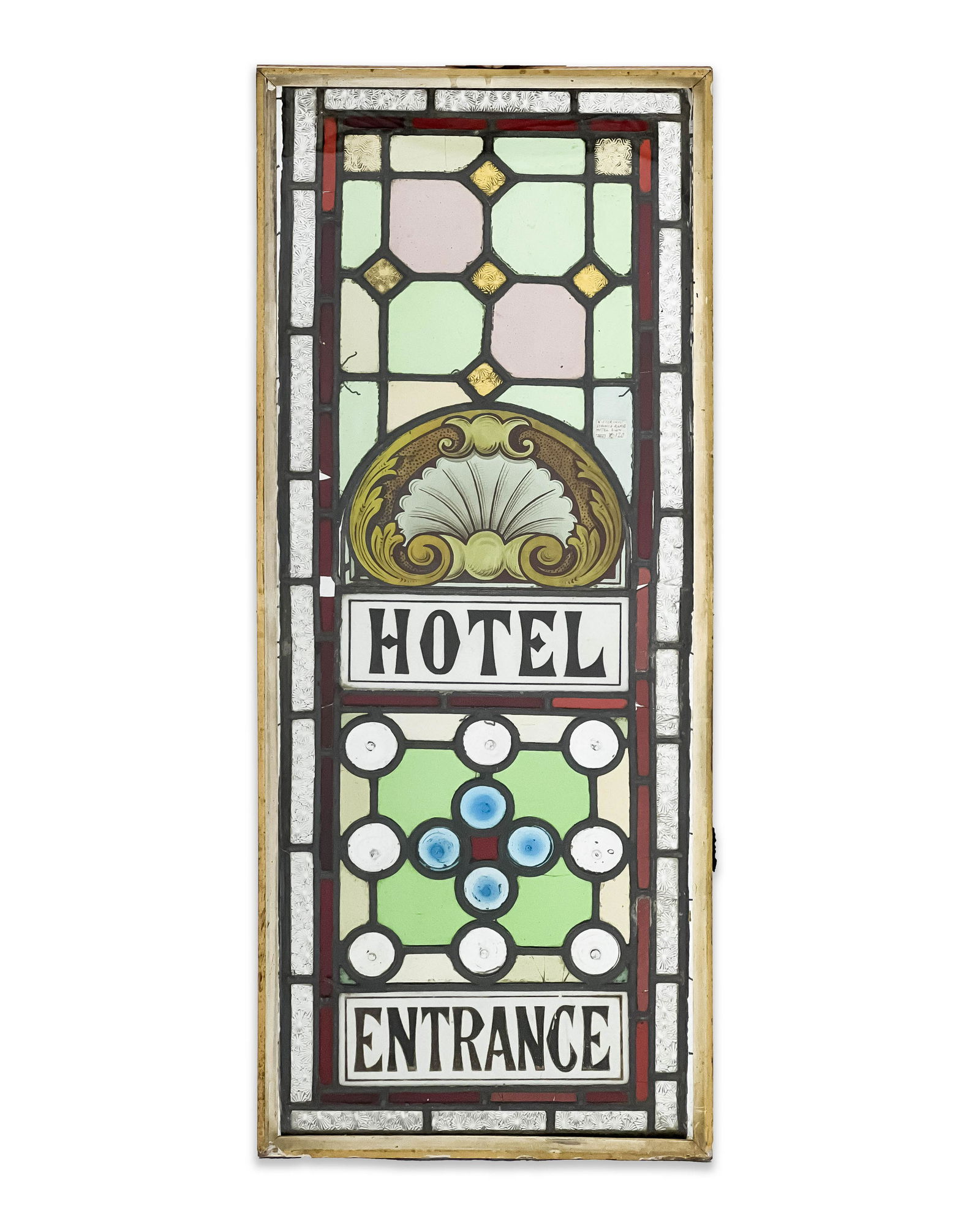 Victorian Stained Glass Hotel Window (1 of 4)