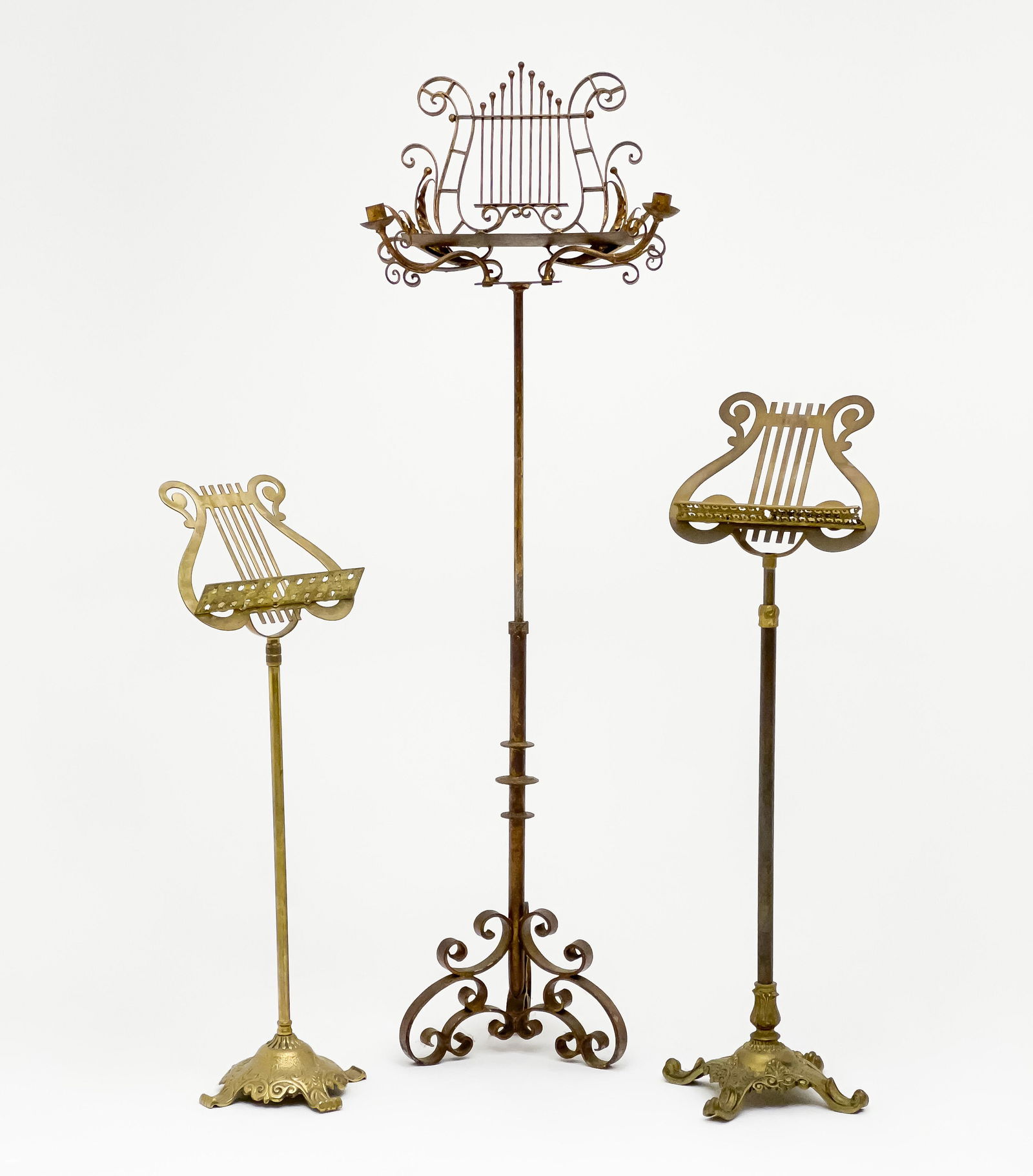 Group of 3 Lyre-Form Music Stands (1 of 8)