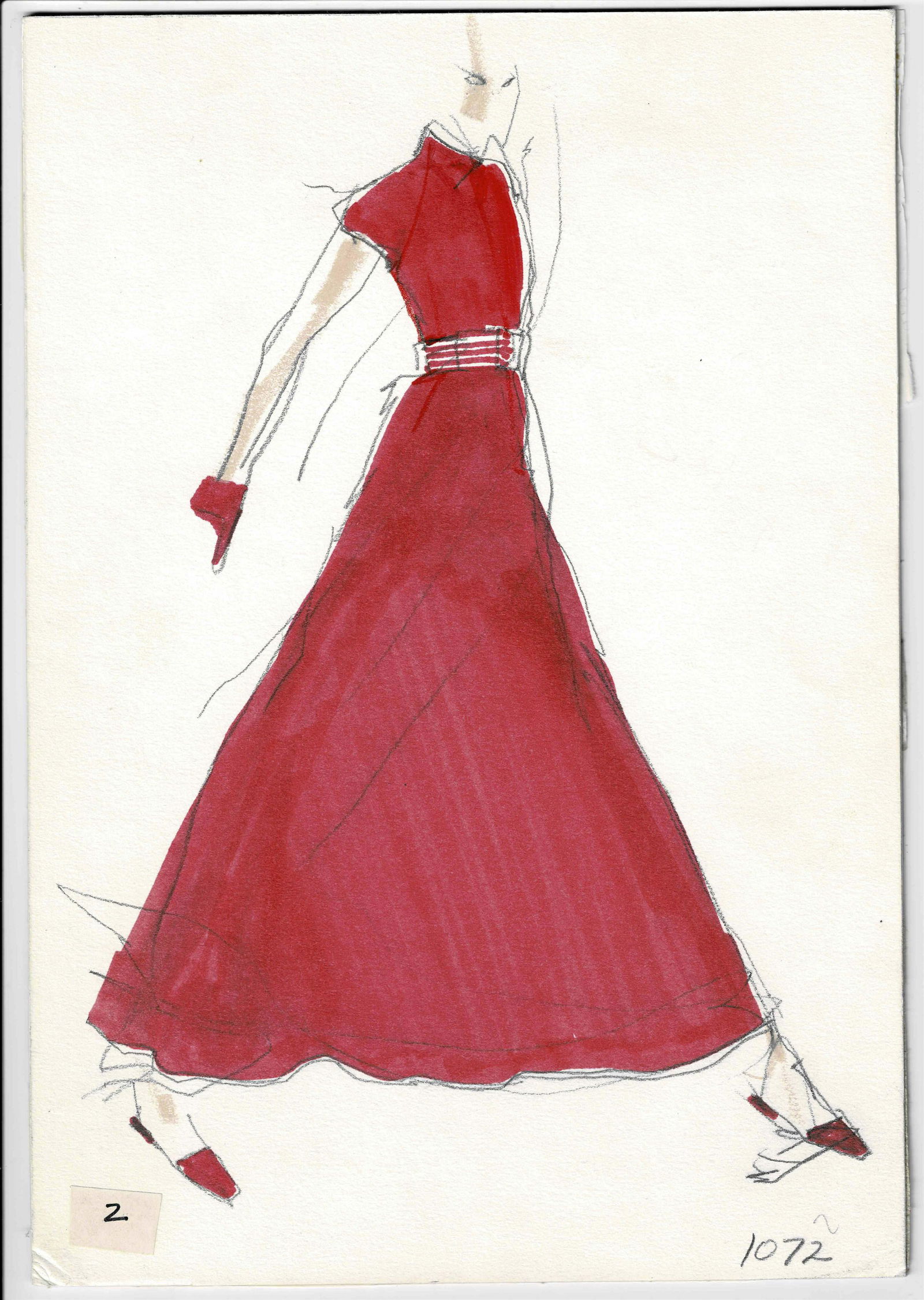 Joe Eula - 10 Joe Eula Illustrations for Geoffrey Beene (1 of 7)