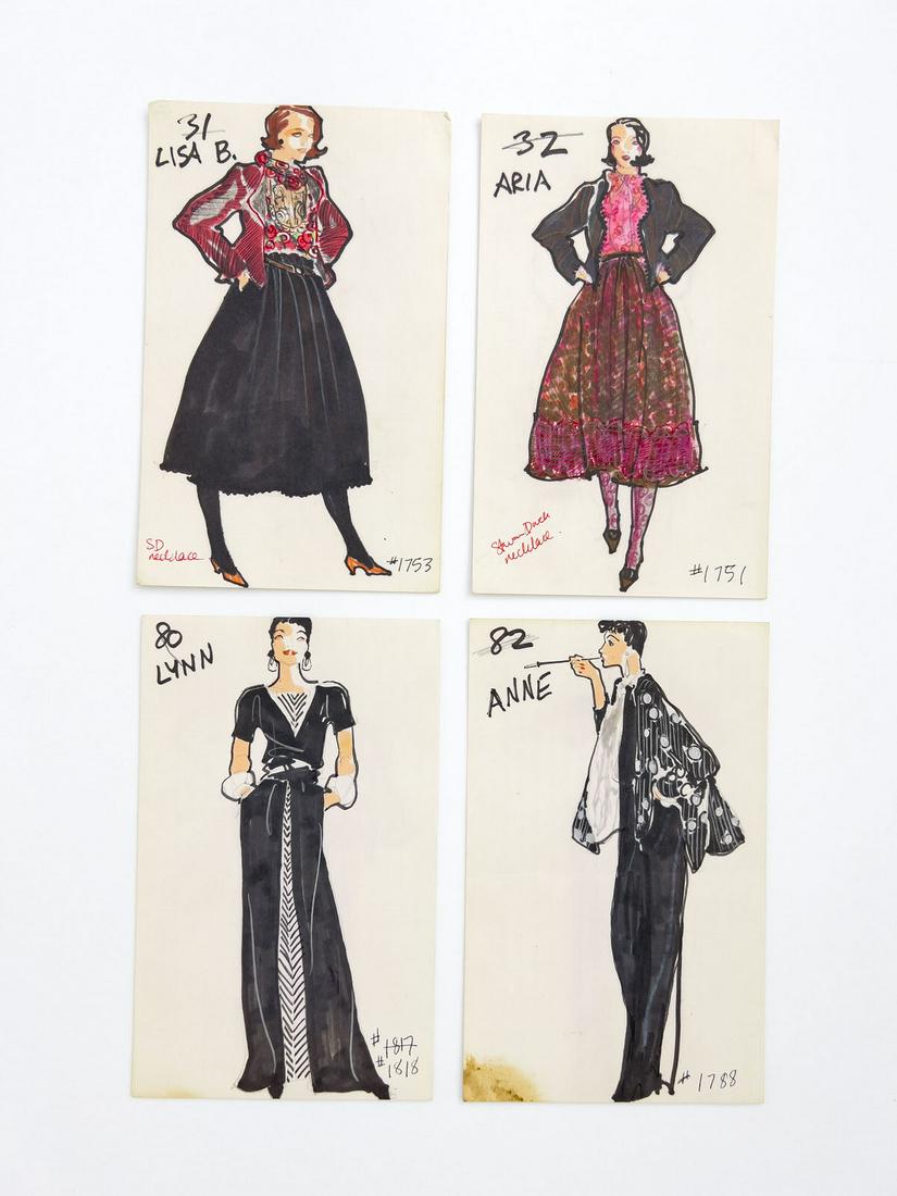 Jesper Nyeboe - 60 Jesper Nyeboe Illustrations for Geoffrey Beene (1 of 7)