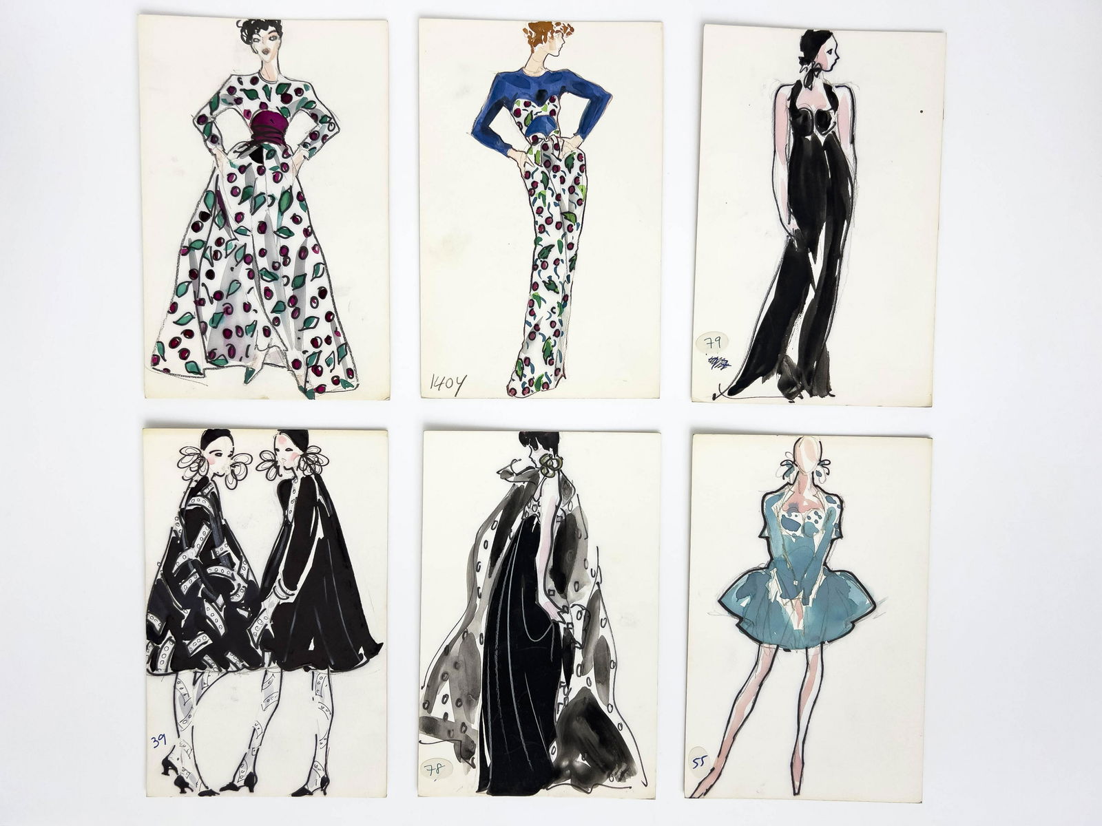 Jesper Nyeboe - 54 Jesper Nyeboe Illustrations for Geoffrey Beene (1 of 7)