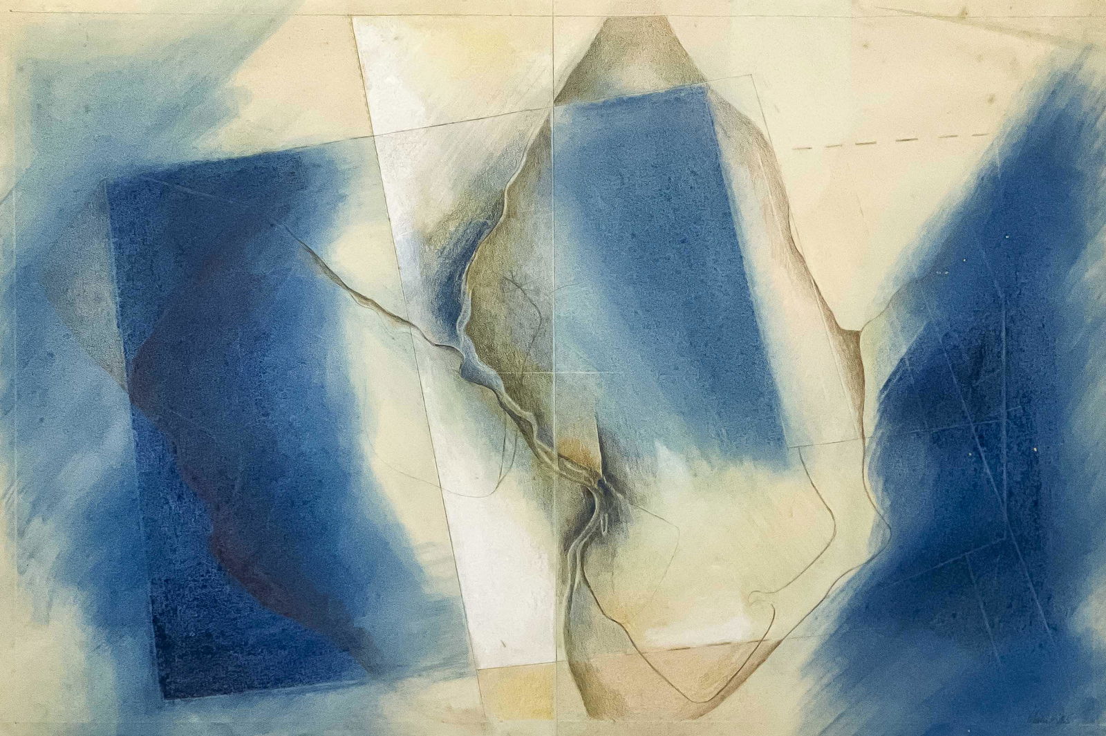 Unknown Artist - Abstracted Landscape (1 of 4)