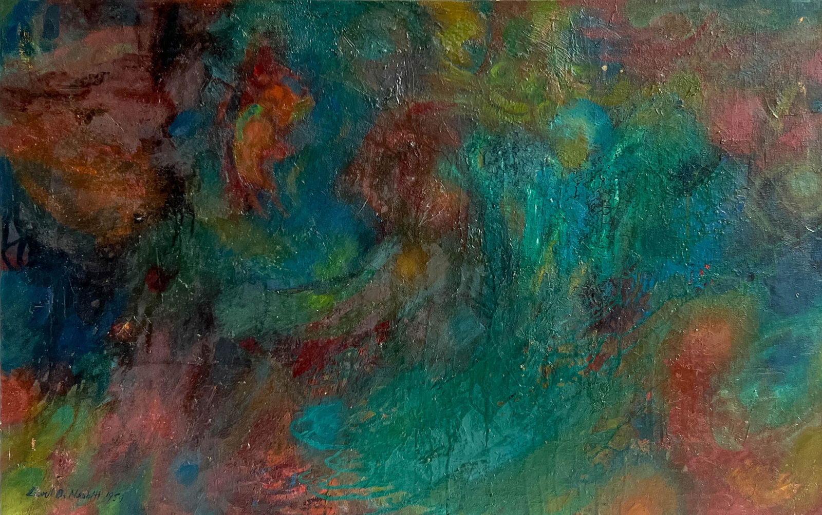 Lowell Nesbitt - Persephone: Lot 81 Lowell Nesbitt American (1933-1993) Persephone (1959) oil on canvas signed lower left and verso 28 x 44 inches frame dimensions:43 1/2 x 53 3/4 x 1 1/2 inches Additional Information: reoffer du