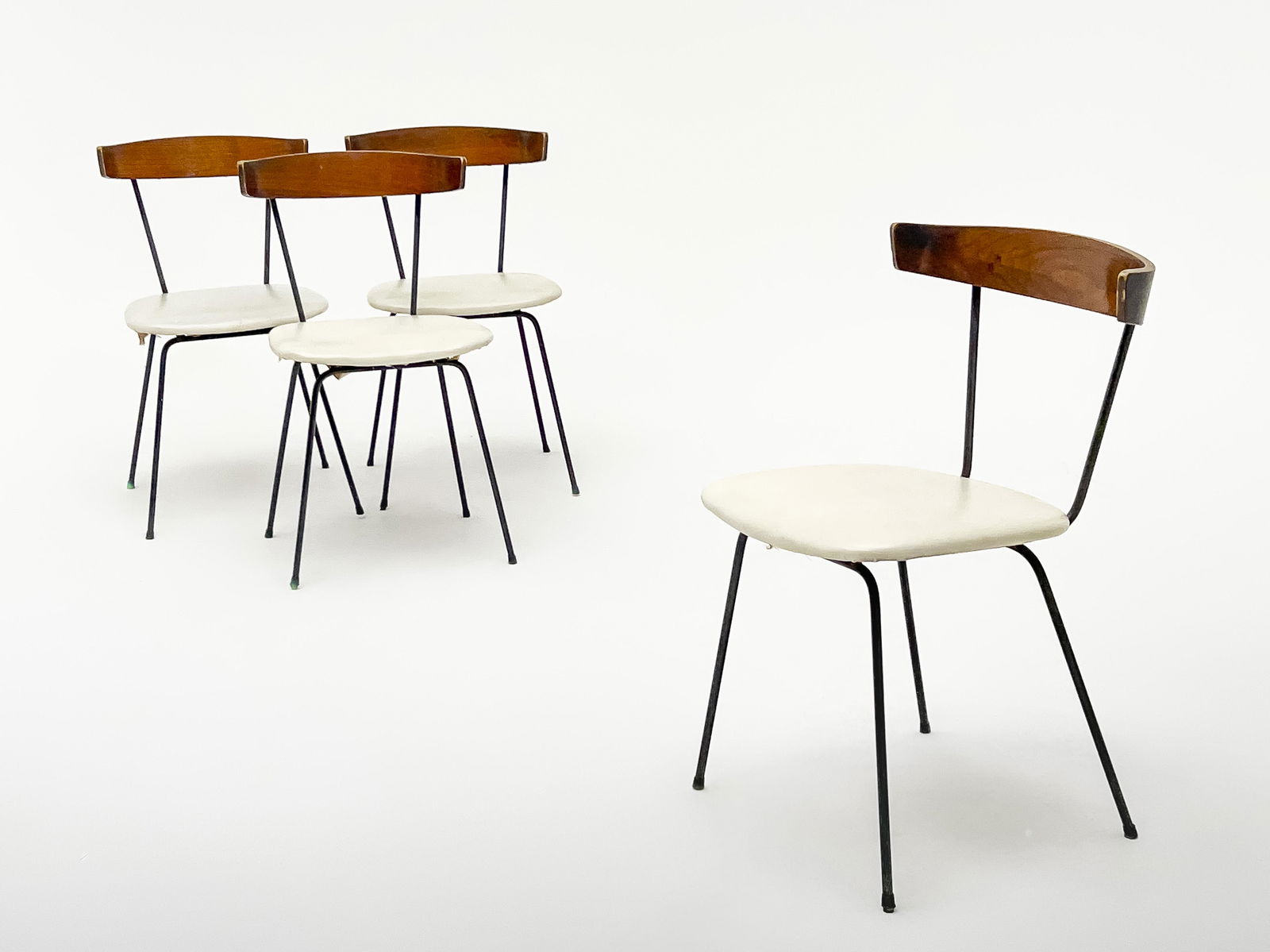 Paul McCobb Style Bent Wood Chairs, Set of 4 (1 of 6)