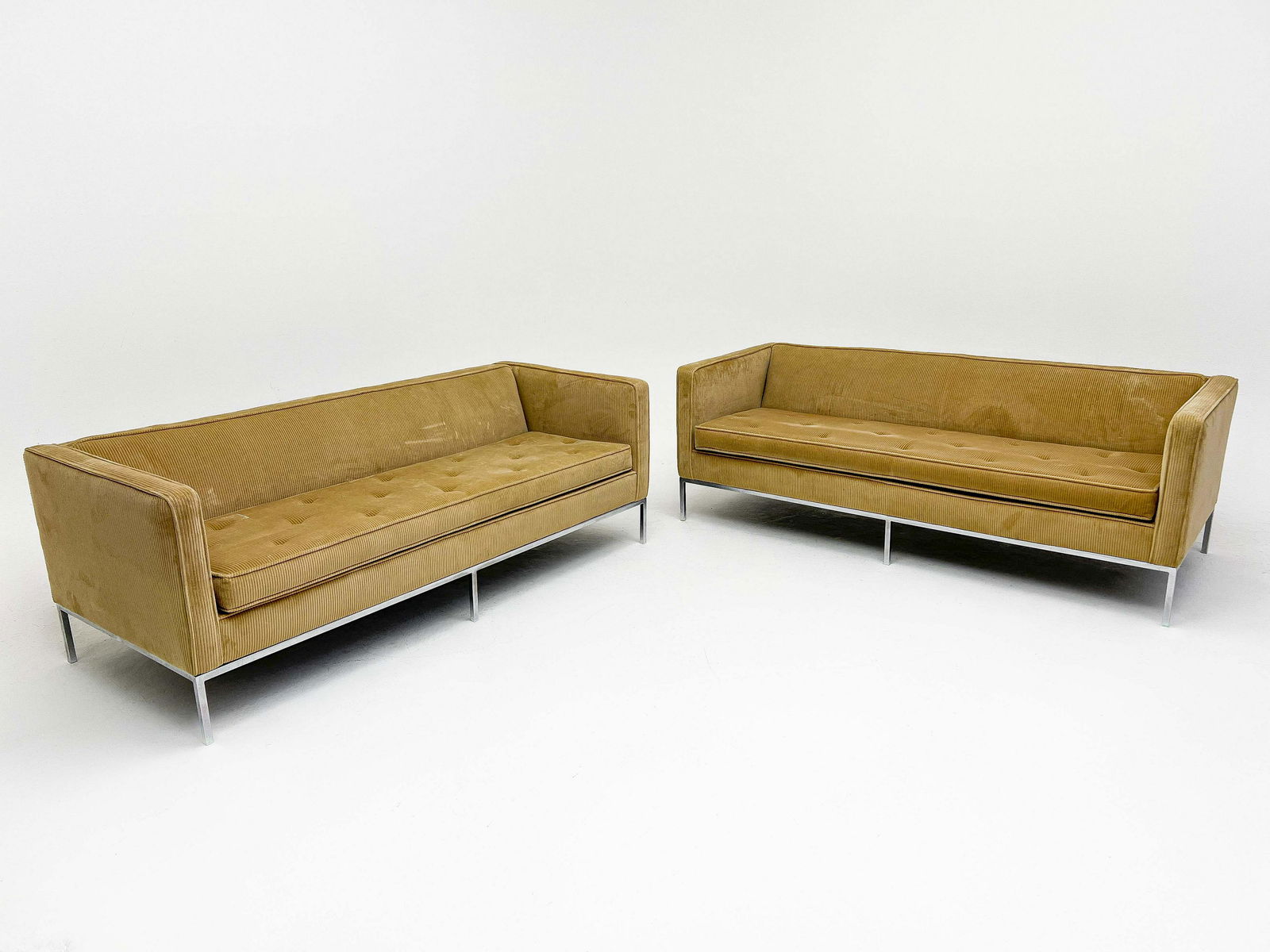 Florence Knoll Style Sofas, Pair (1 of 8)