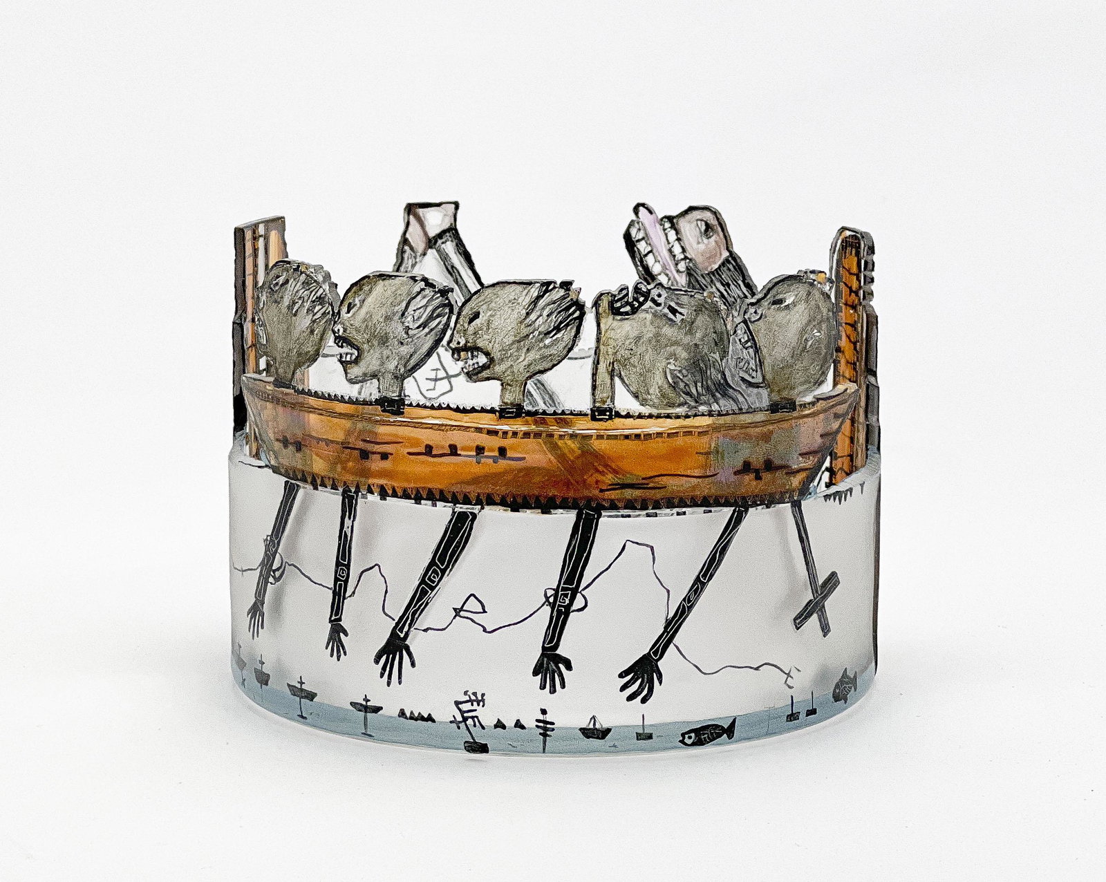 Sibylle Peretti - Untitled (Bowl with Fishermen) (1 of 8)