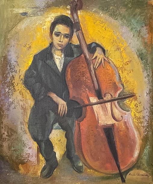 Sandu Liberman - Untitled (Cello Player) (1 of 4)