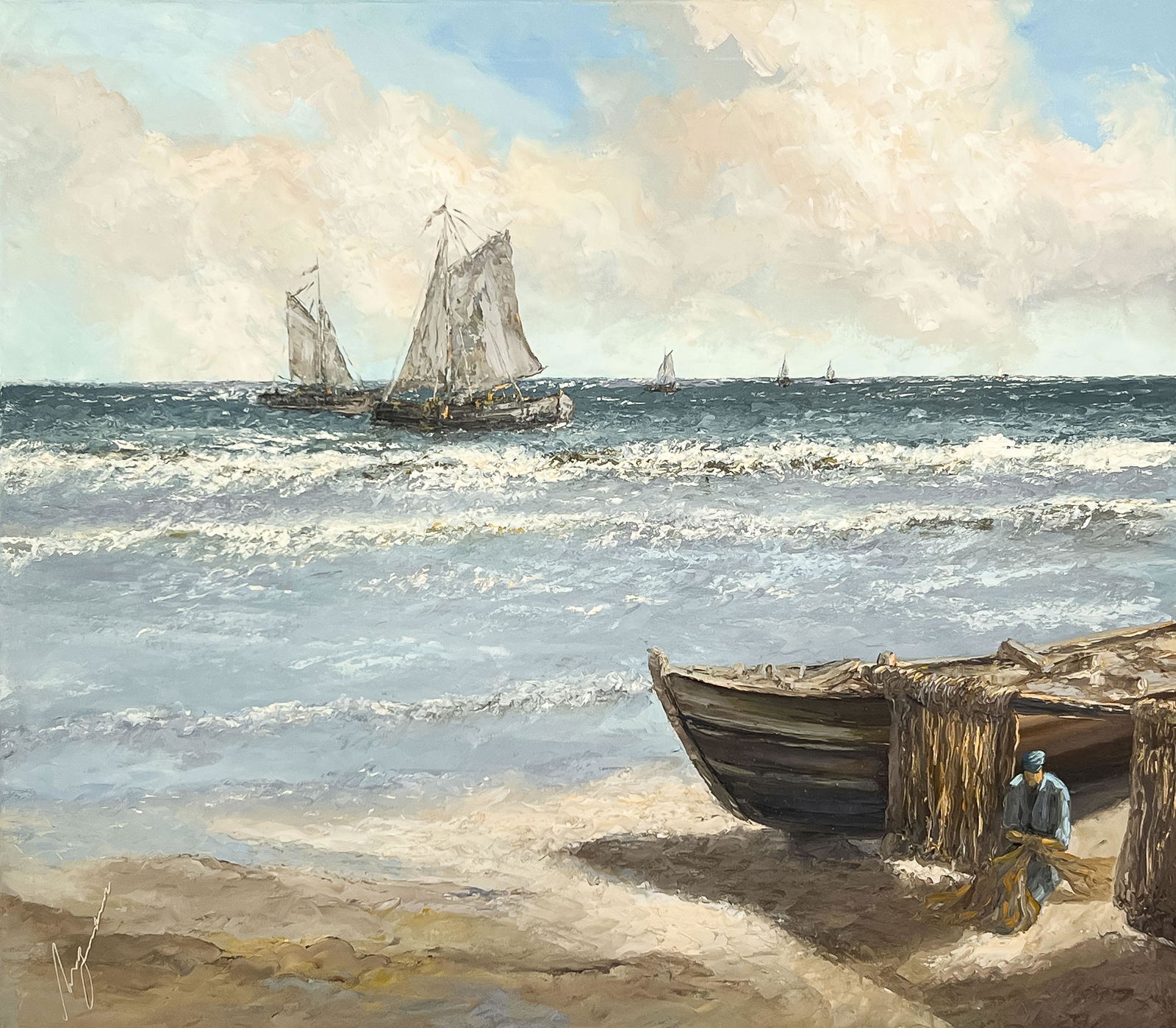Herbert August Uerpmann - Untitled (Beached Boat) (1 of 3)