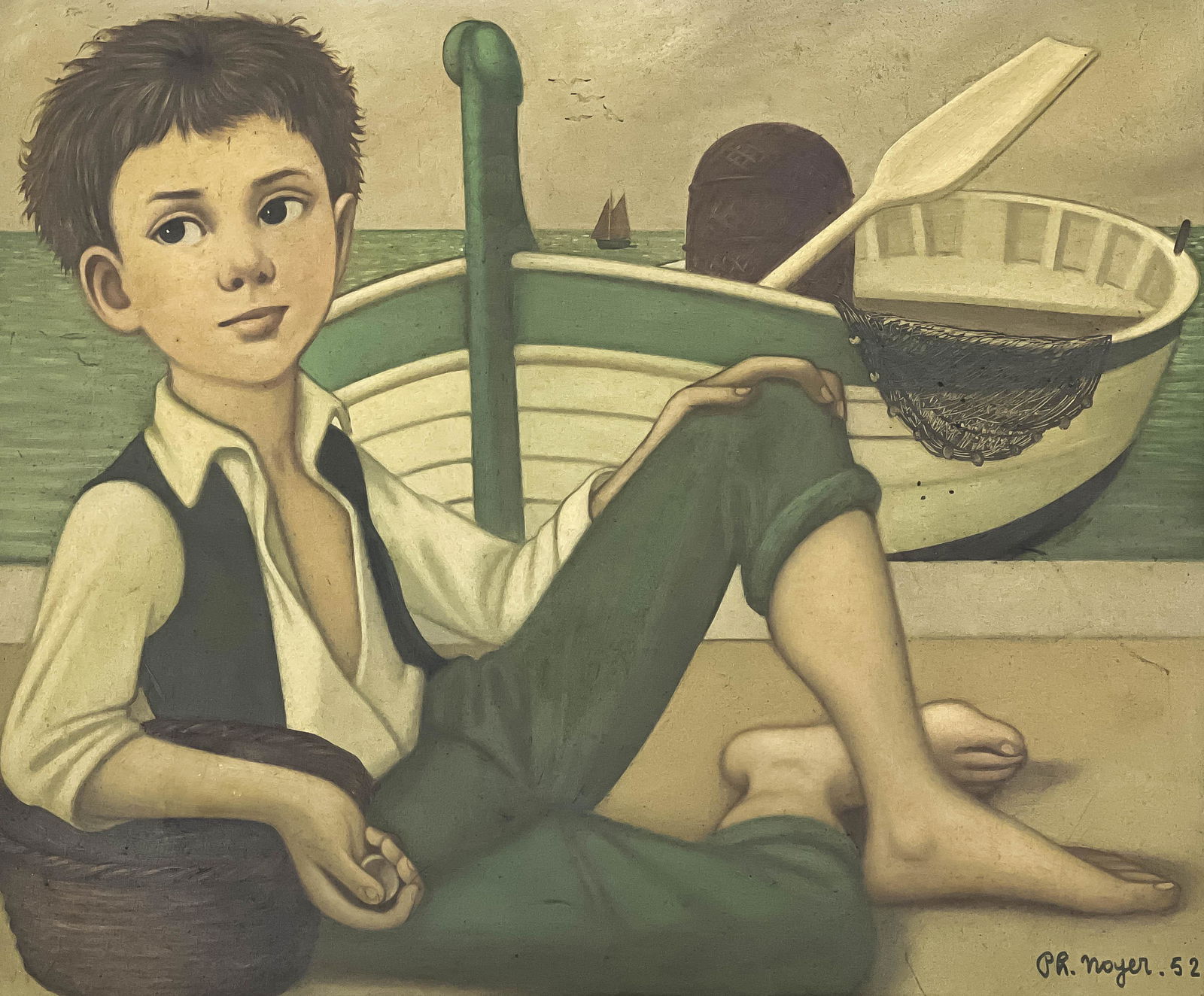 Philippe Henri Noyer - Untitled (Boy at the Dock) (1 of 5)