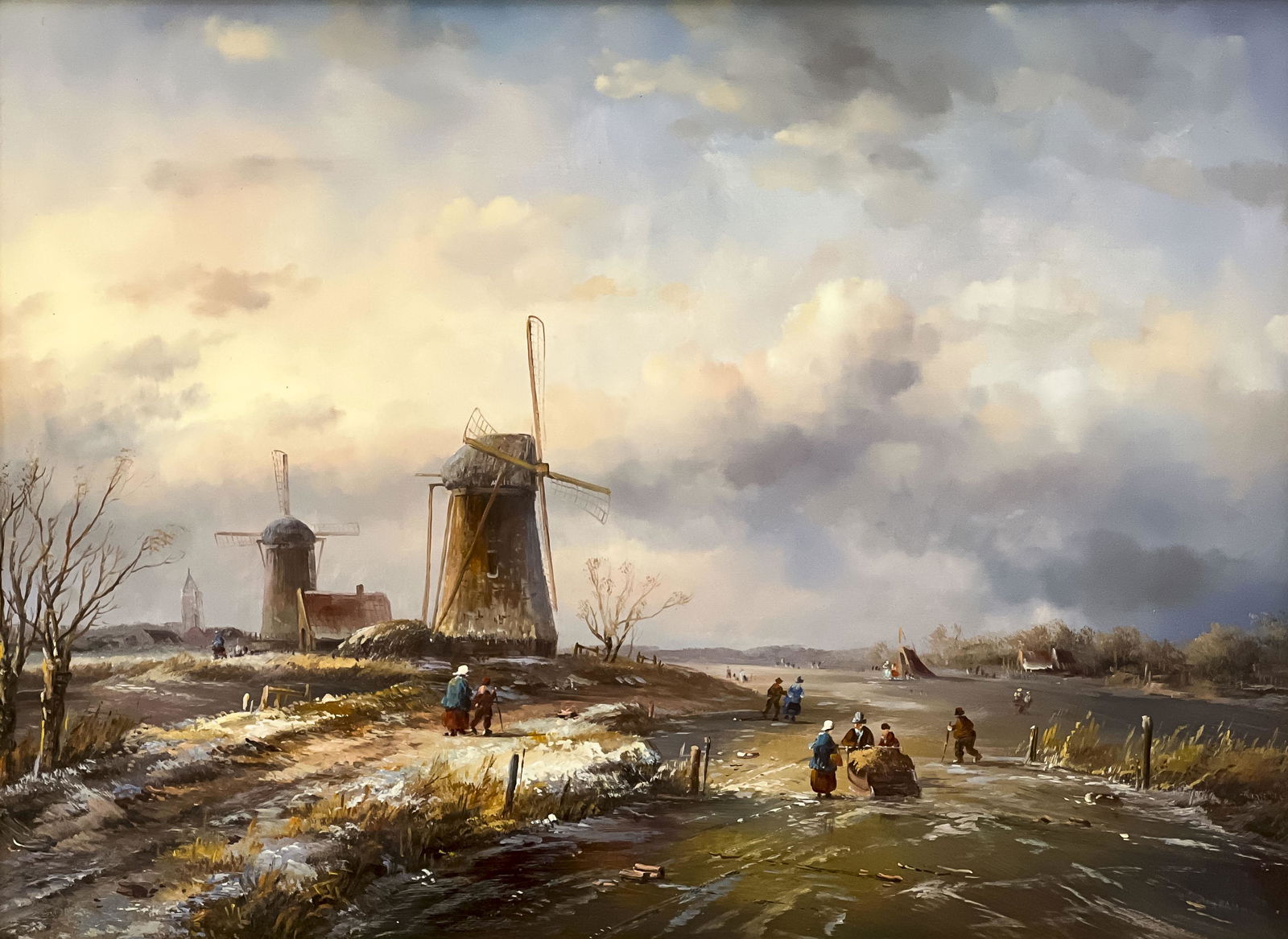 Unknown Artist - Untitled (Dutch Winter Landscape) (1 of 3)