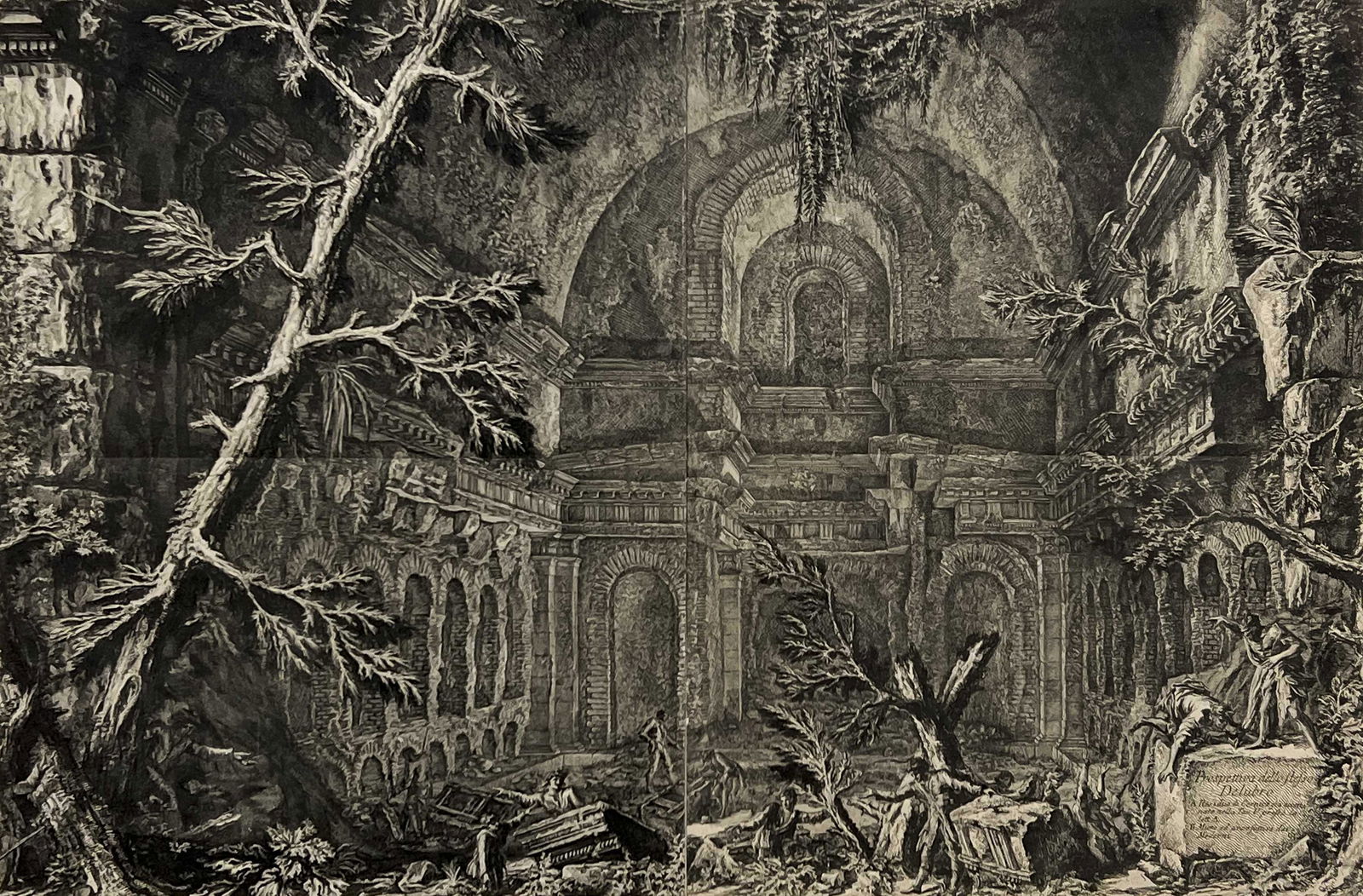 Giovanni Battista Piranese - Prospettiva dello Stesso Delubro (1 of 4)