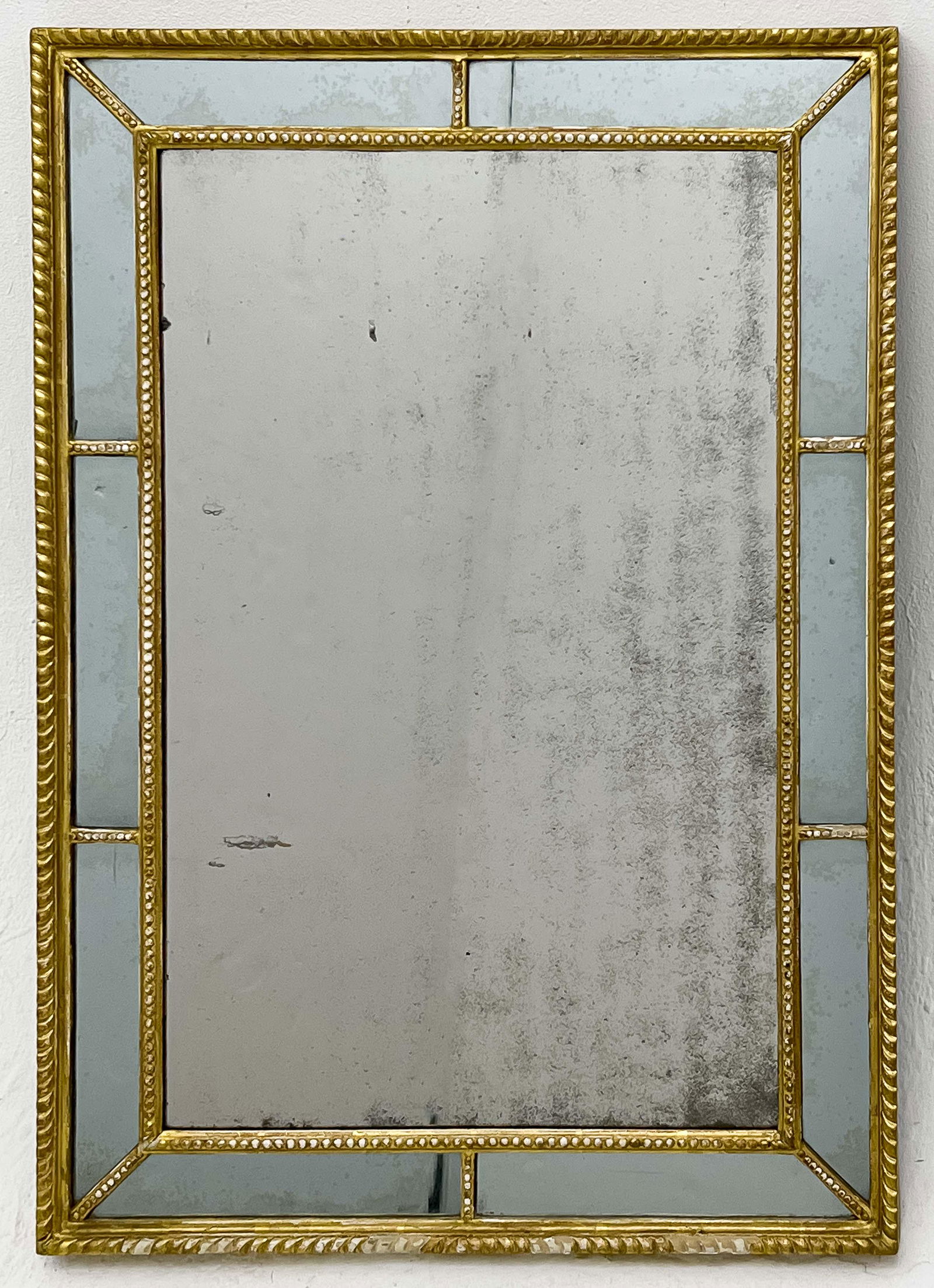 Georgian Style Paneled Mirror (1 of 4)