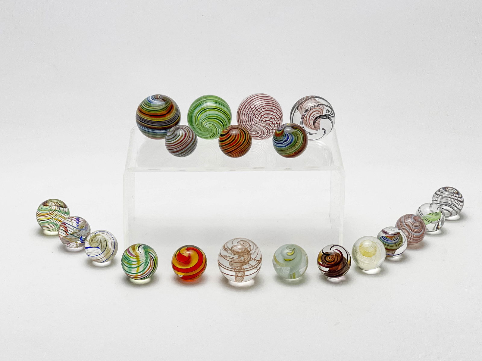 Glass Marbles, Group of 20 (1 of 6)