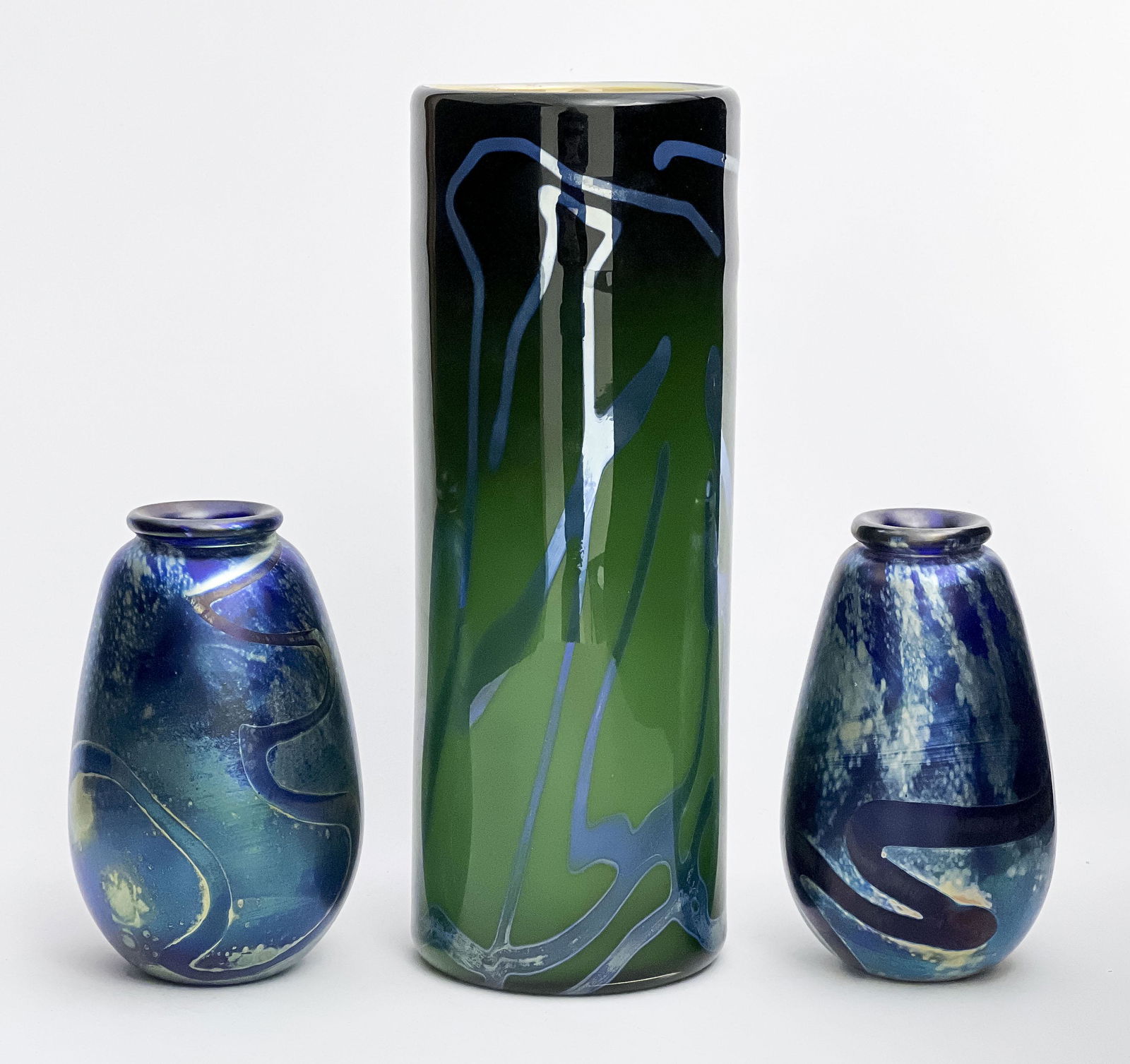 Glass Vases, Group of 3 (1 of 9)