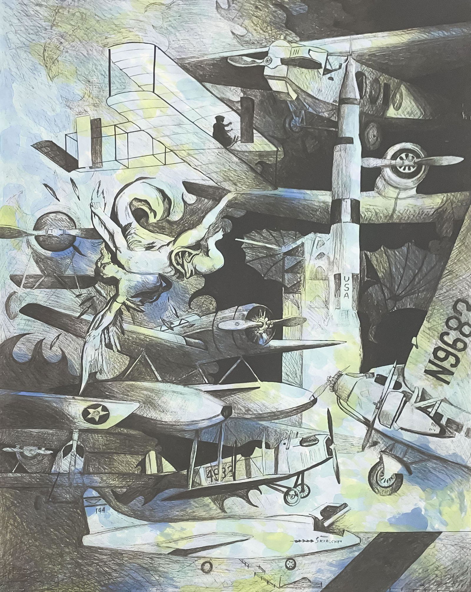 Lowell Nesbitt - History of Flight (1 of 5)