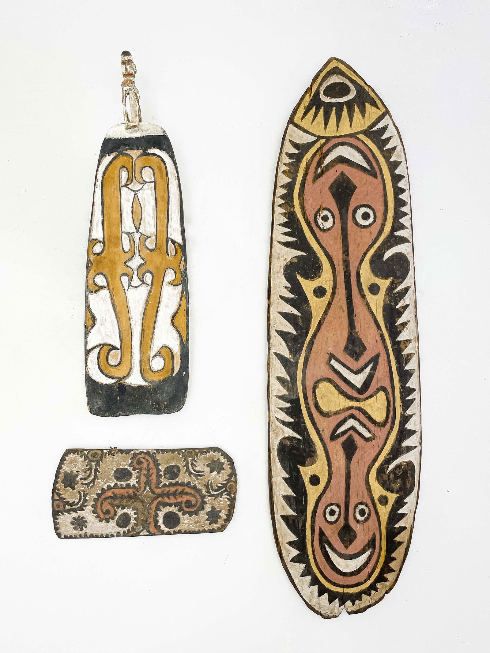 Painted African Shields, Group of 3 (1 of 7)