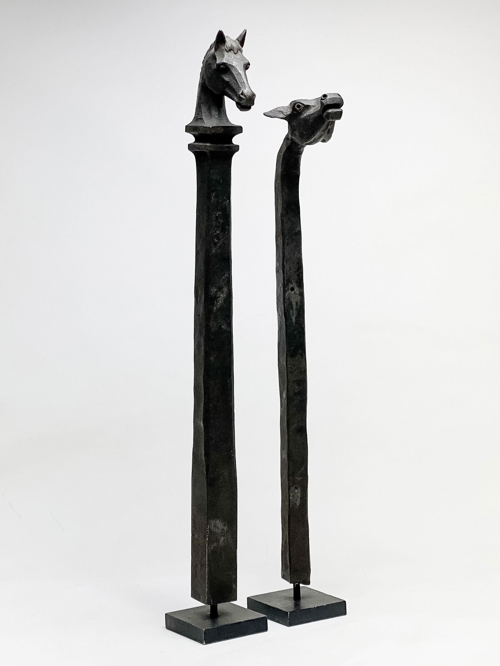 Iron Animal Form Andirons (1 of 6)