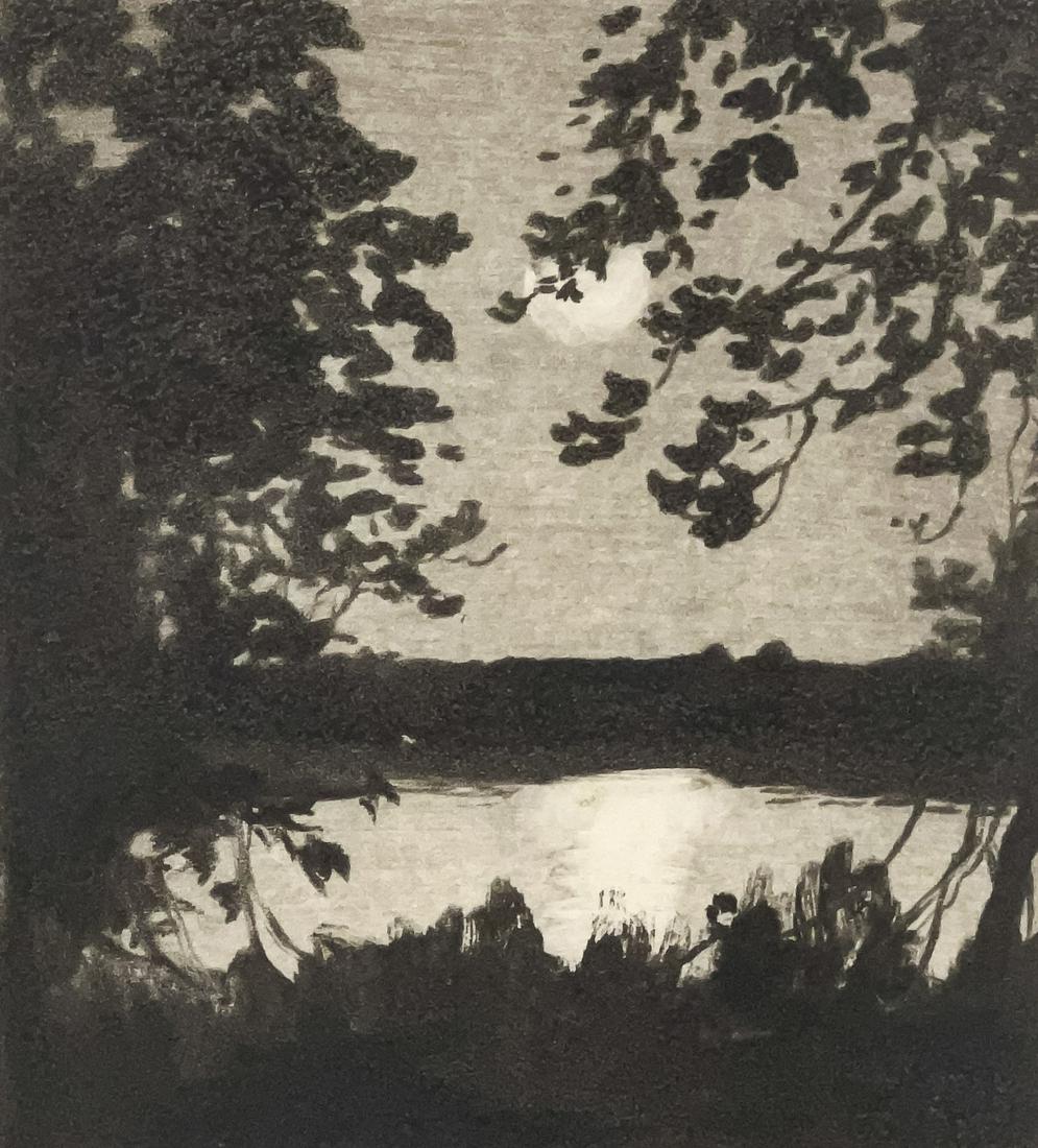 Henry Hobart Nichols - Moonlit Lake (1 of 5)