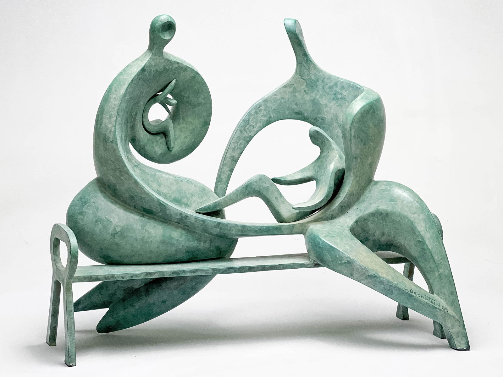 Leon Bronstein - Untitled (Figures with Children) (1 of 6)