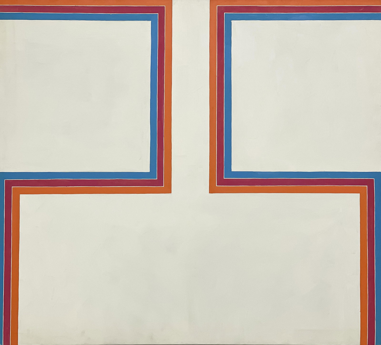 Michael Loew - Blue Enclosure: Lot 41 Michael Loew American (1907-1985) Blue Enclosure oil on canvas 54 x 60 inches unframed Provenance: From a Private Collection, by descent from the artist's estate