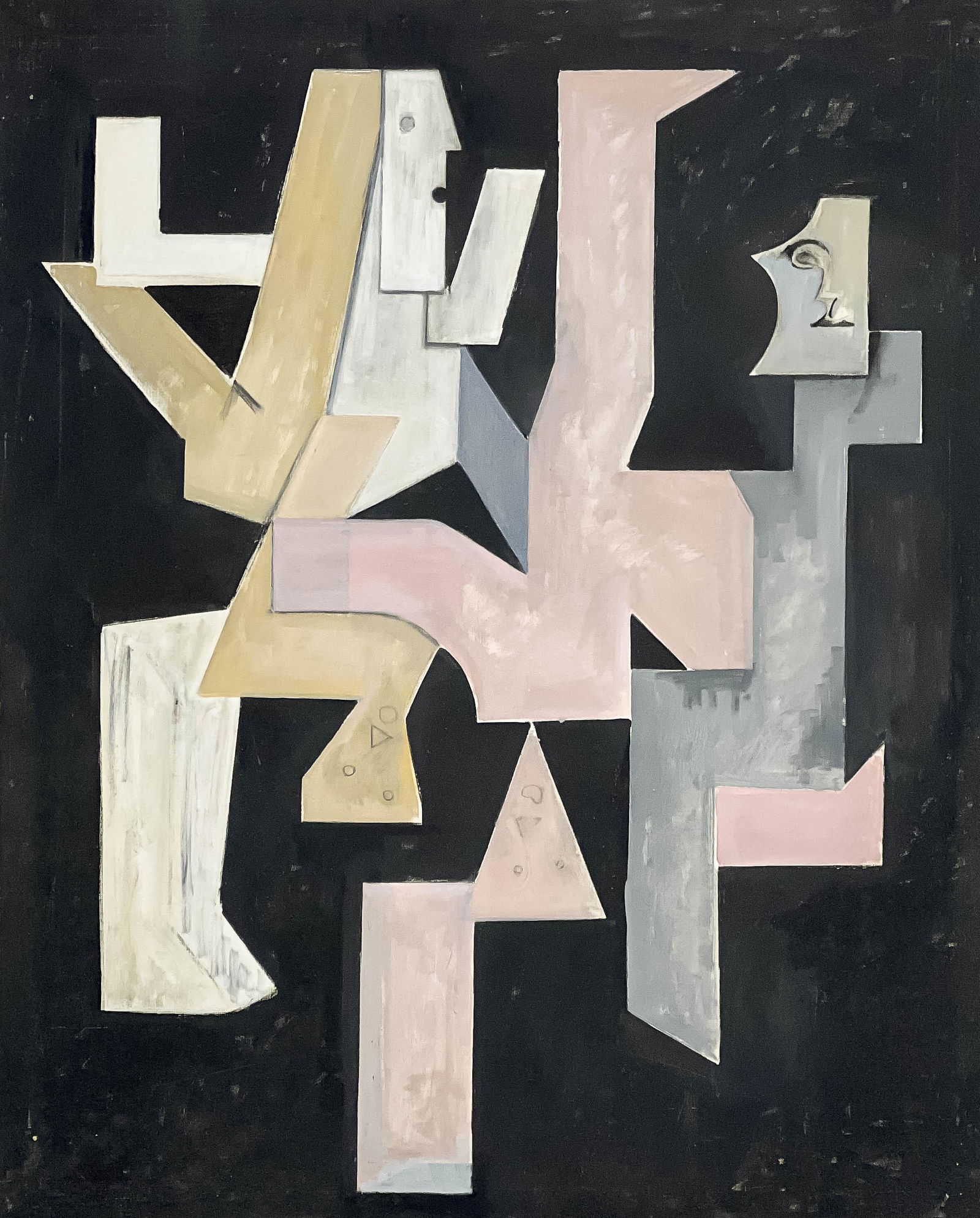 Leonard Alberts - Untitled (Geometric Figures) (1 of 4)
