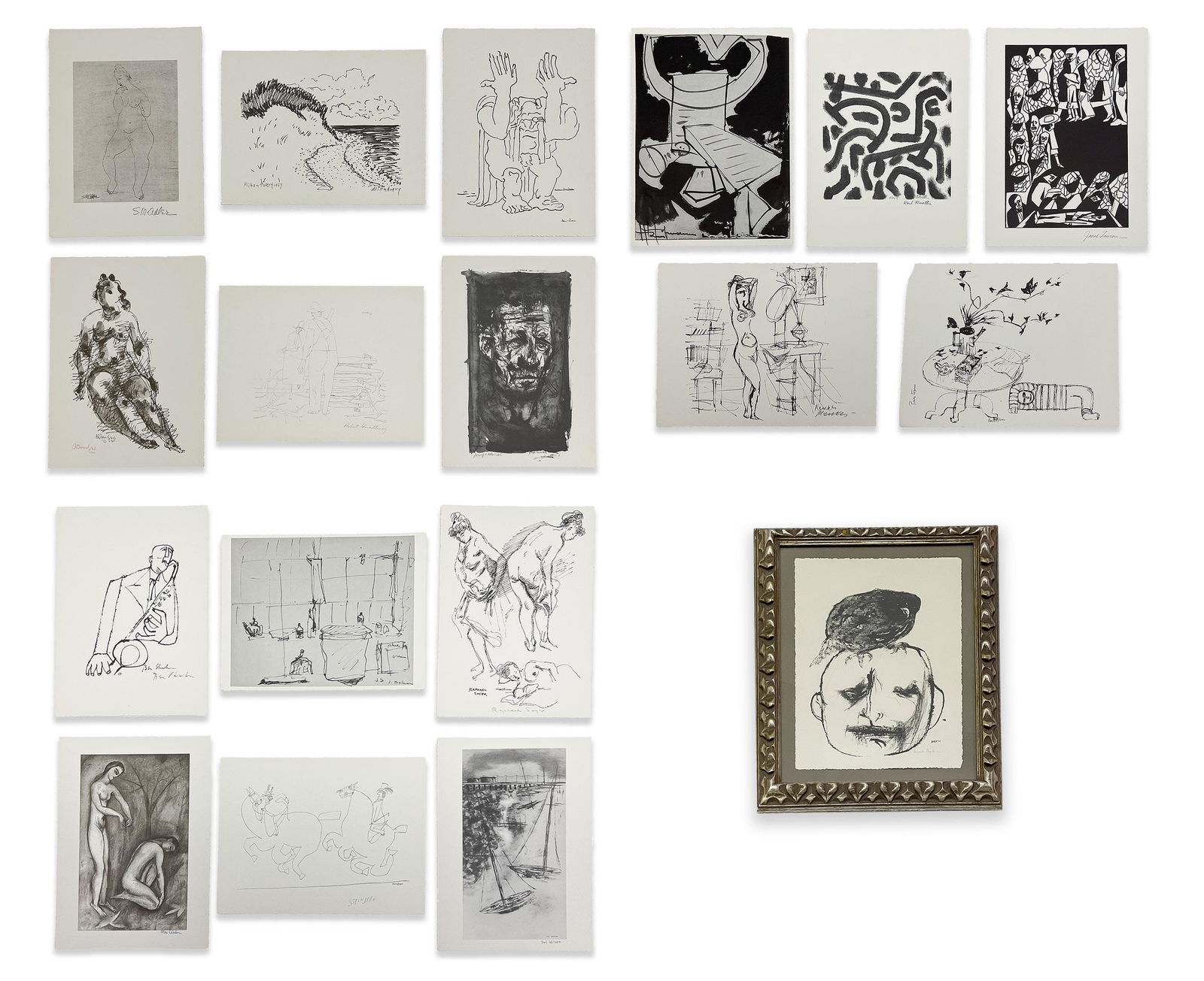 Twenty American Artists　Portfolio Various Artists Twenty American Artists (partial Portfolio)
