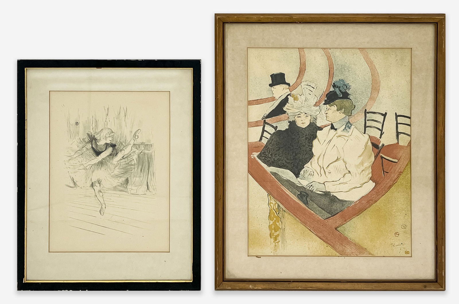 after Henri de Toulouse-Lautrec - The Grande Loge / Miss Ida Heath (2 Works) (1 of 5)