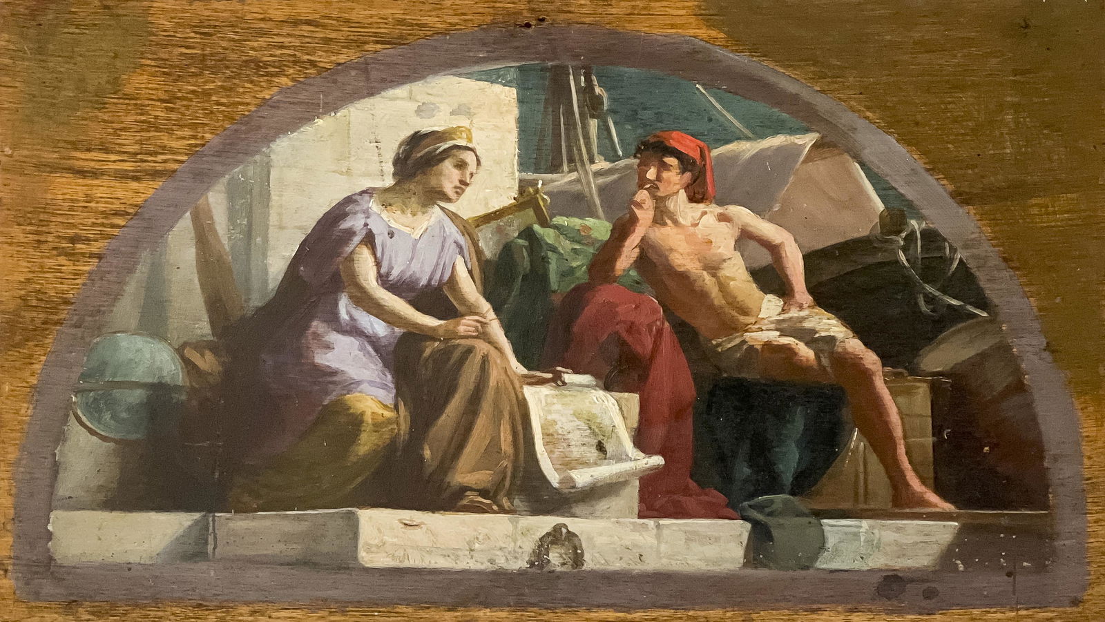 Stefano Tofanelli (attributed) - Allegory of Architecture (1 of 4)