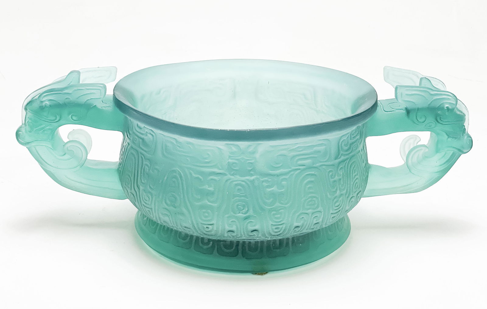 Daum Pate de Verre Two Handled Bowl (1 of 7)