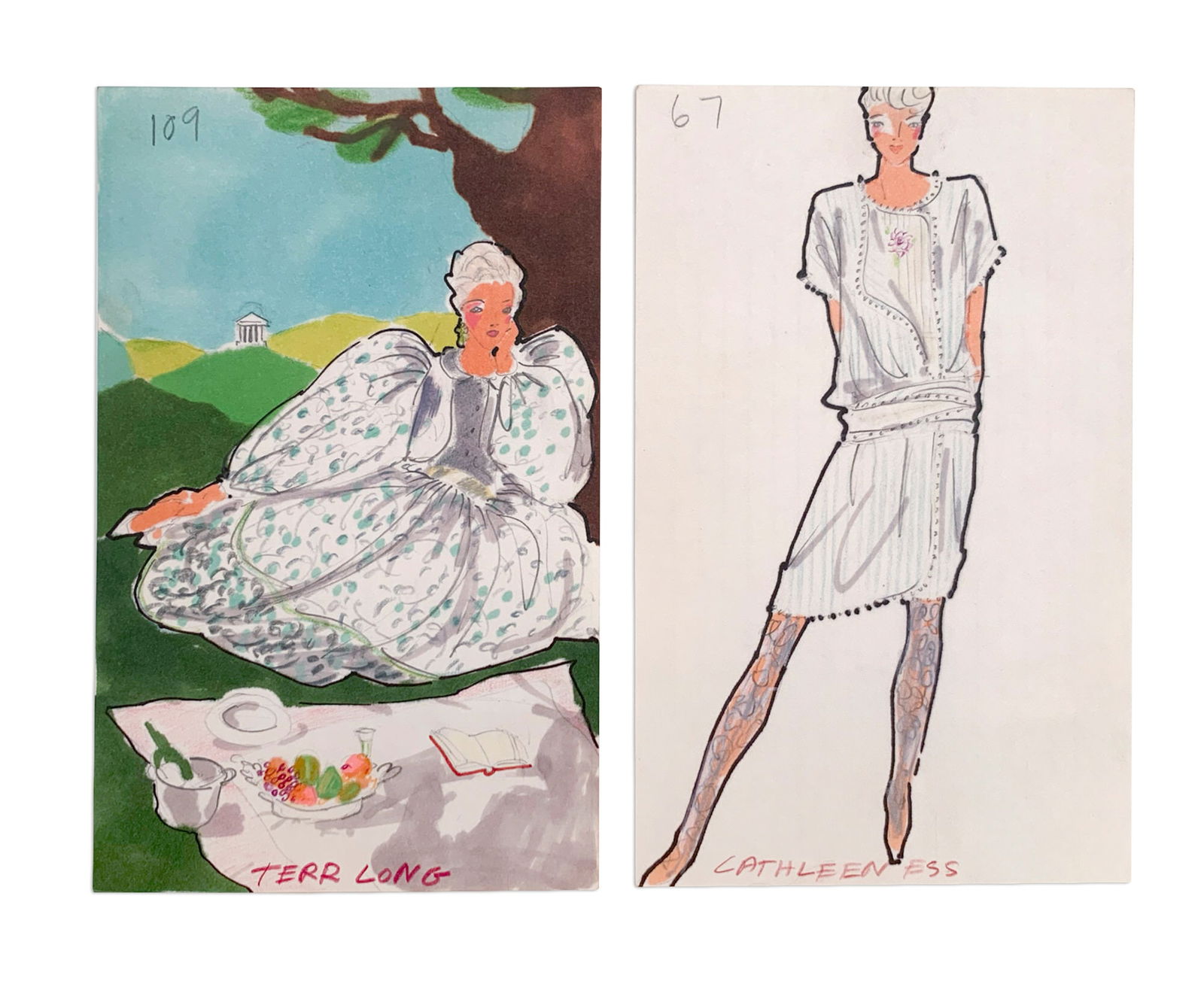 Jesper Nyeboe - 57 Illustrations for Geoffrey Beene (1 of 6)