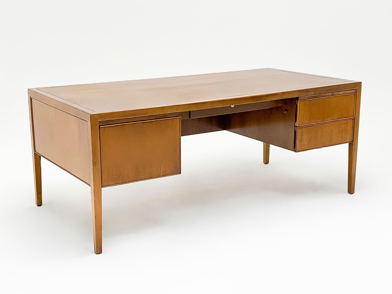 Danish Executive Desk: Lot 195 Danish Executive Desk 29 x 72 x 36 inches Provenance: From a W. Cornwall, Connecticut Collection