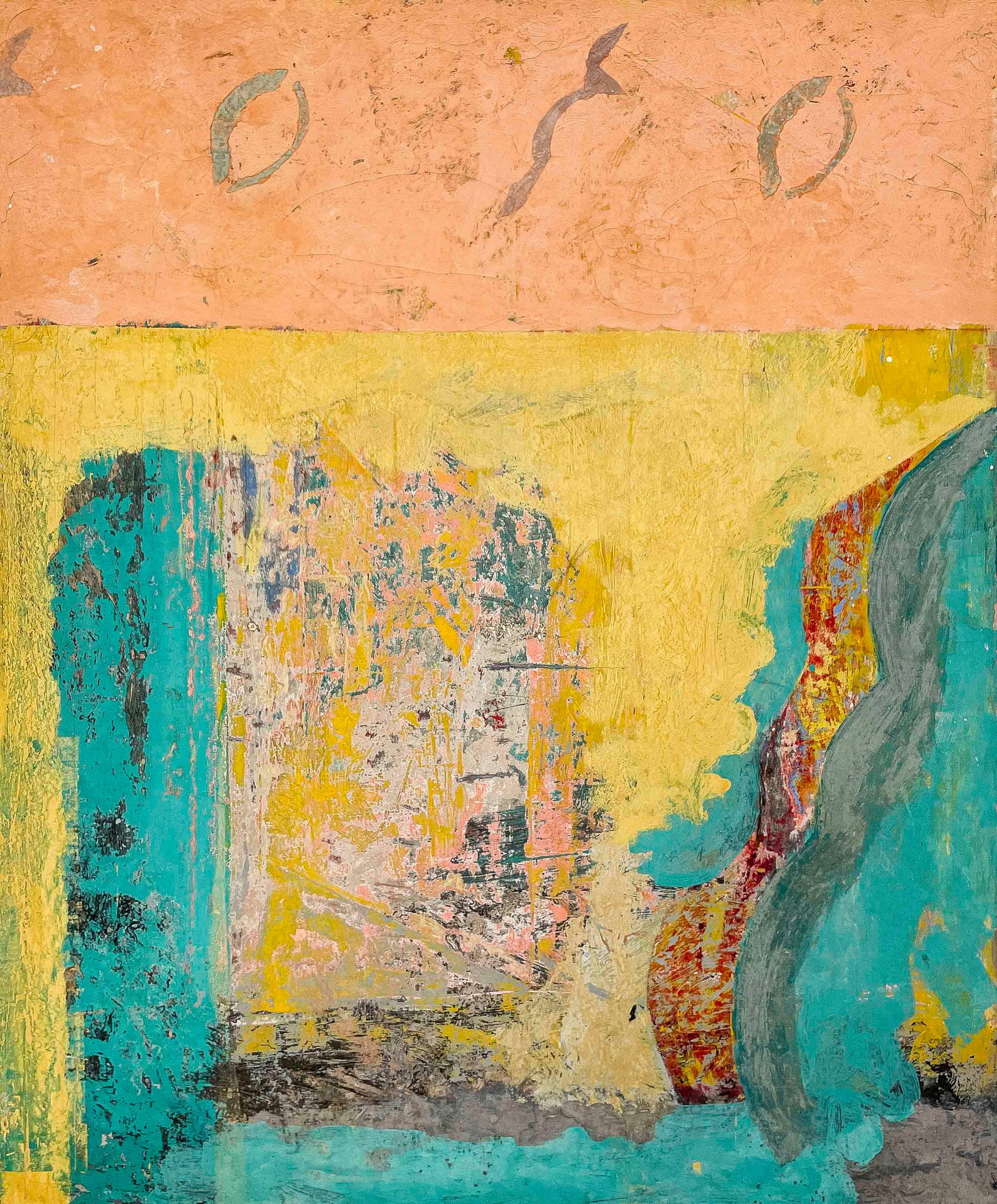 Michel Duport - Circuit du Vert: Lot 208 Michel Duport French (b. 1943) Circuit du Vert (1986) oil on canvas signed verso 45 x 37 1/2 inches unframed Provenance: From the Corporate Collection of BNP Paribas Galerie Jacob, Paris, Fr