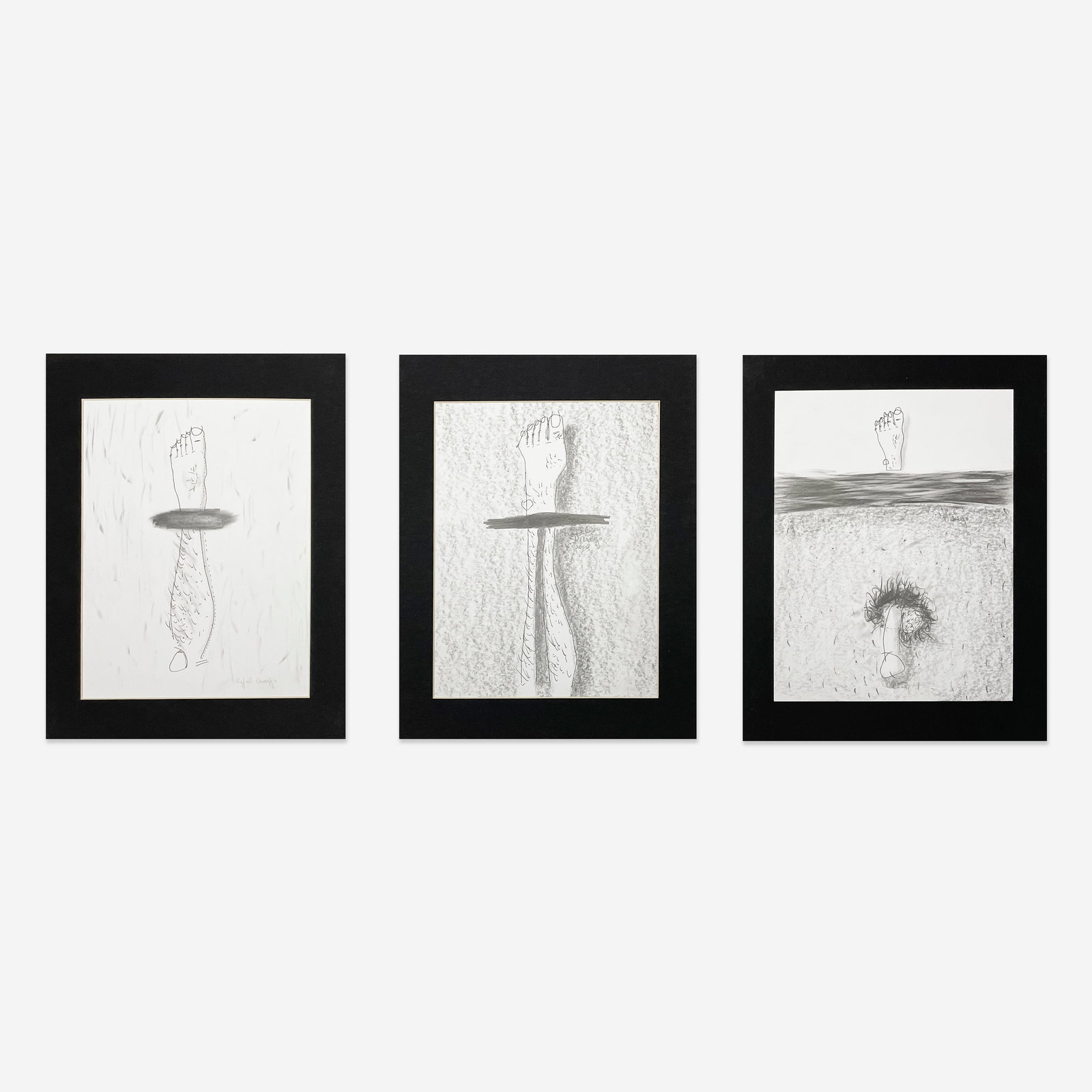 Unknown Artist - Leg (3 Works) (1 of 6)