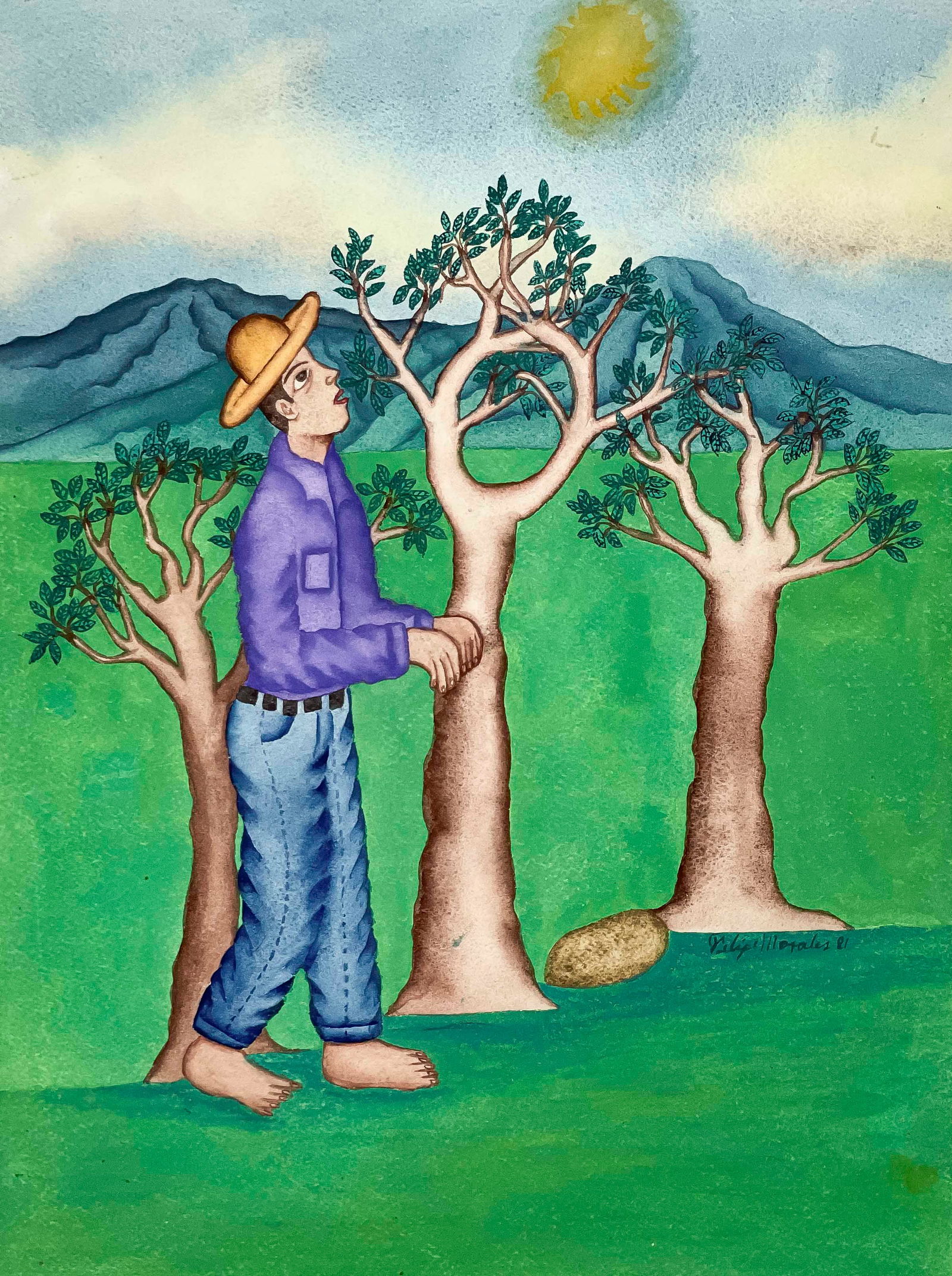 Felipe Morales Lopez - Untitled (Man in Landscape) (1 of 5)