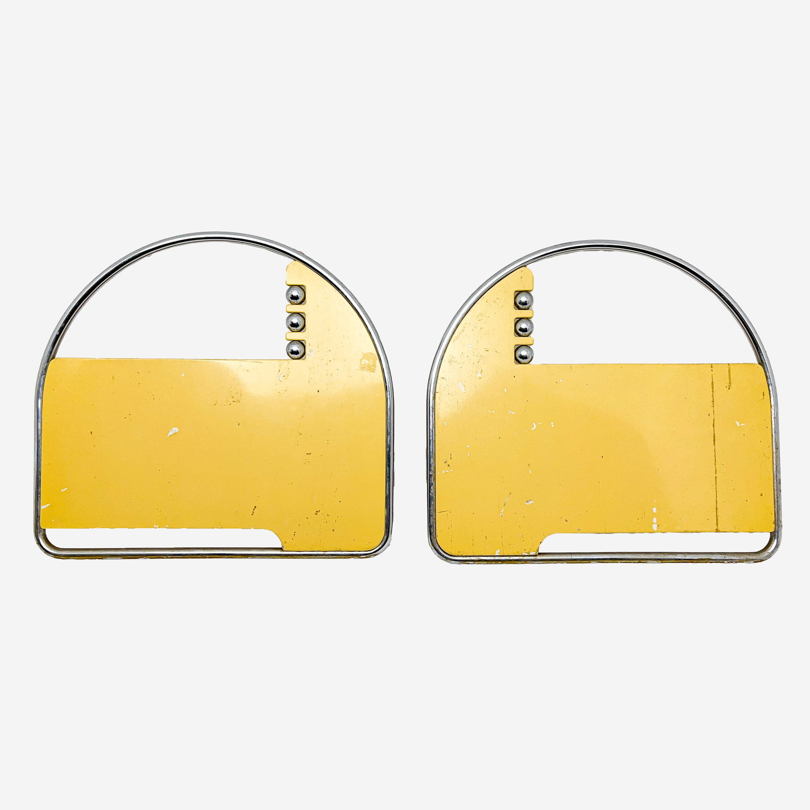 Chrome and Wood Daybed / Chair Frame: Lot 154 Chrome and Wood Daybed / Chair Frame with headboard and foot, one with Philips label each: 33 x 35 inches Provenance: Property from the Estate of Seymour Stein