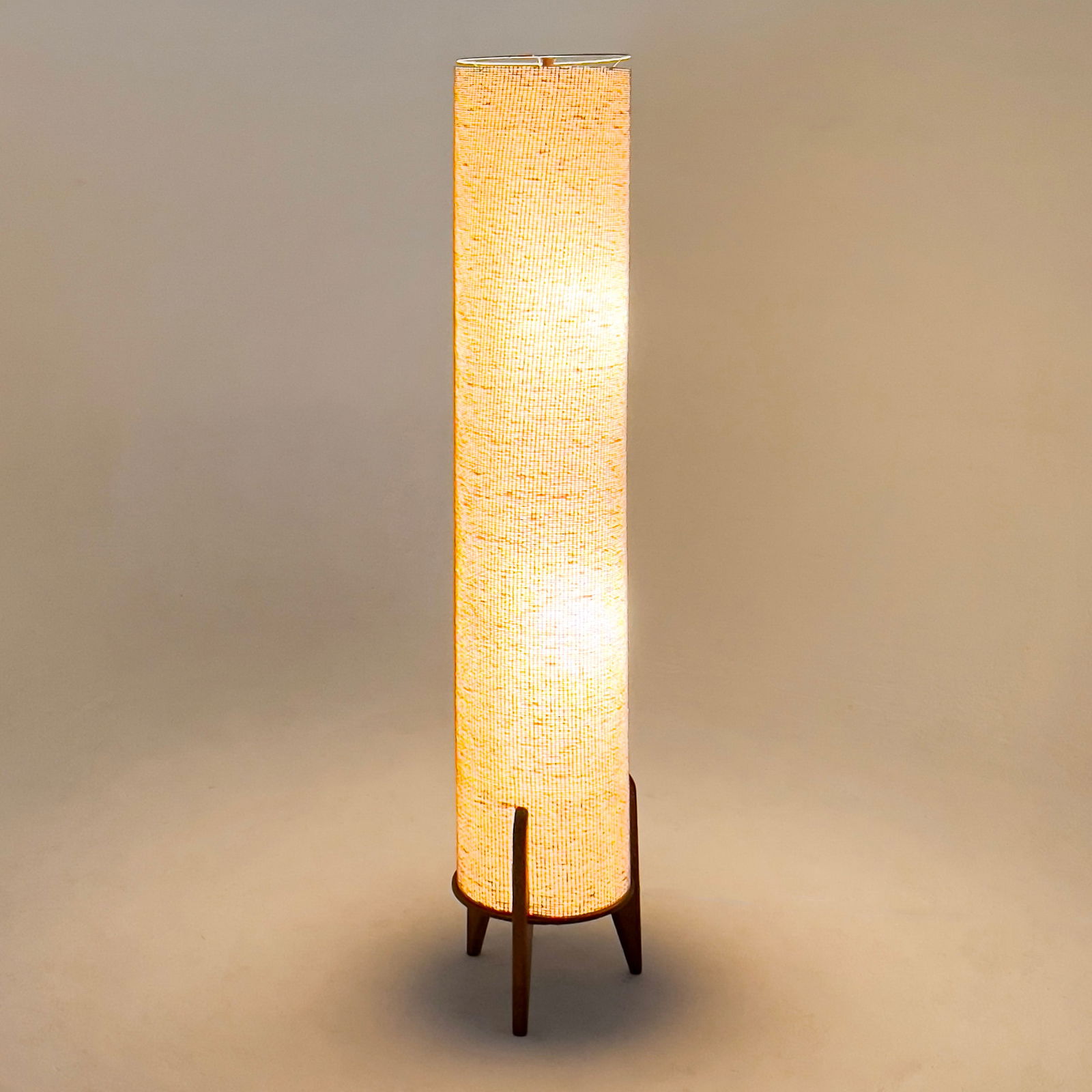 Mid Century Column Floor Lamp (1 of 4)