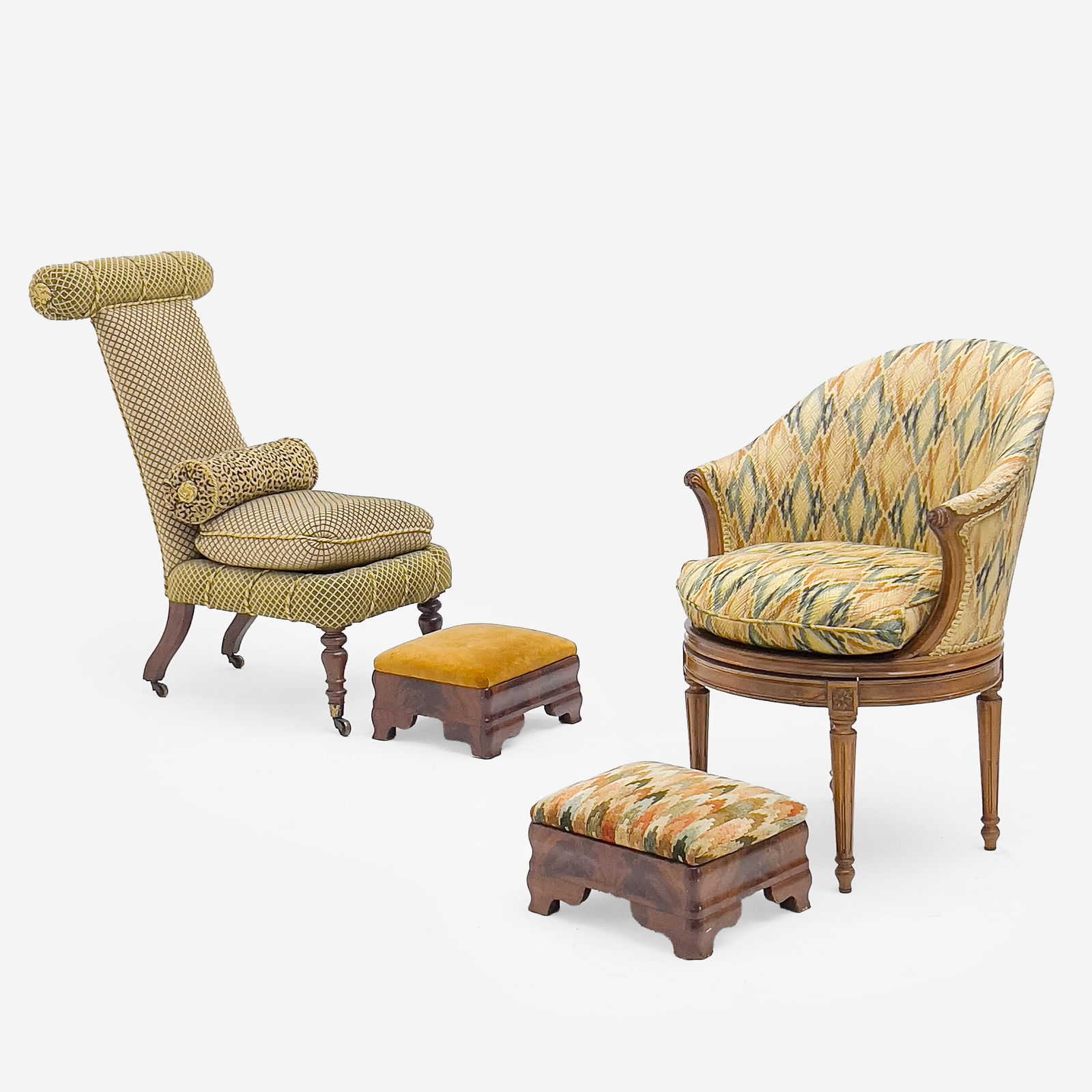 Chairs and Stools, Group of 4 (1 of 7)