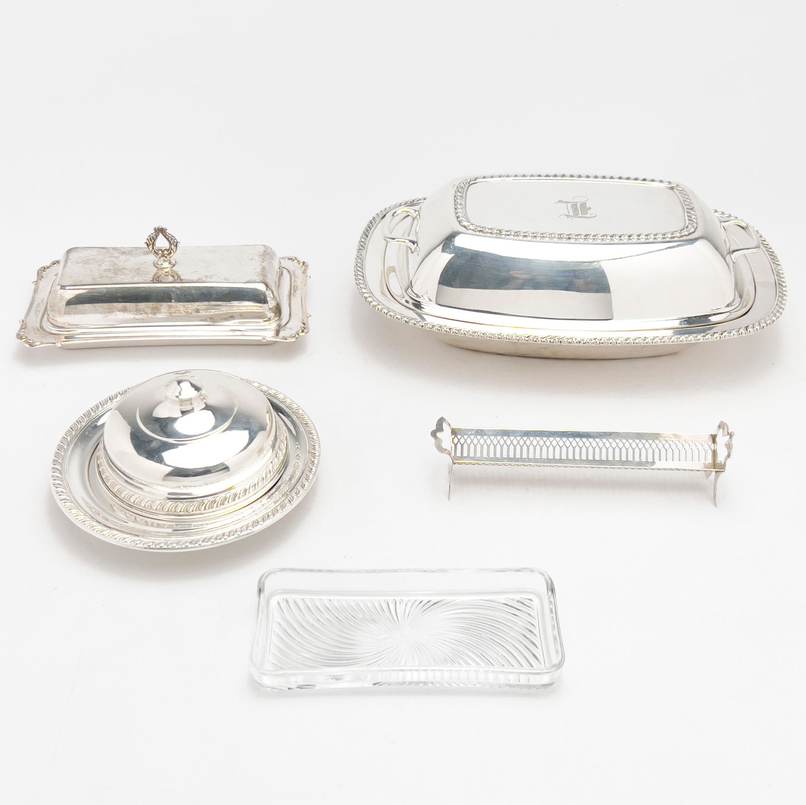 Sterling Dinnerware, Group of 4 (1 of 7)