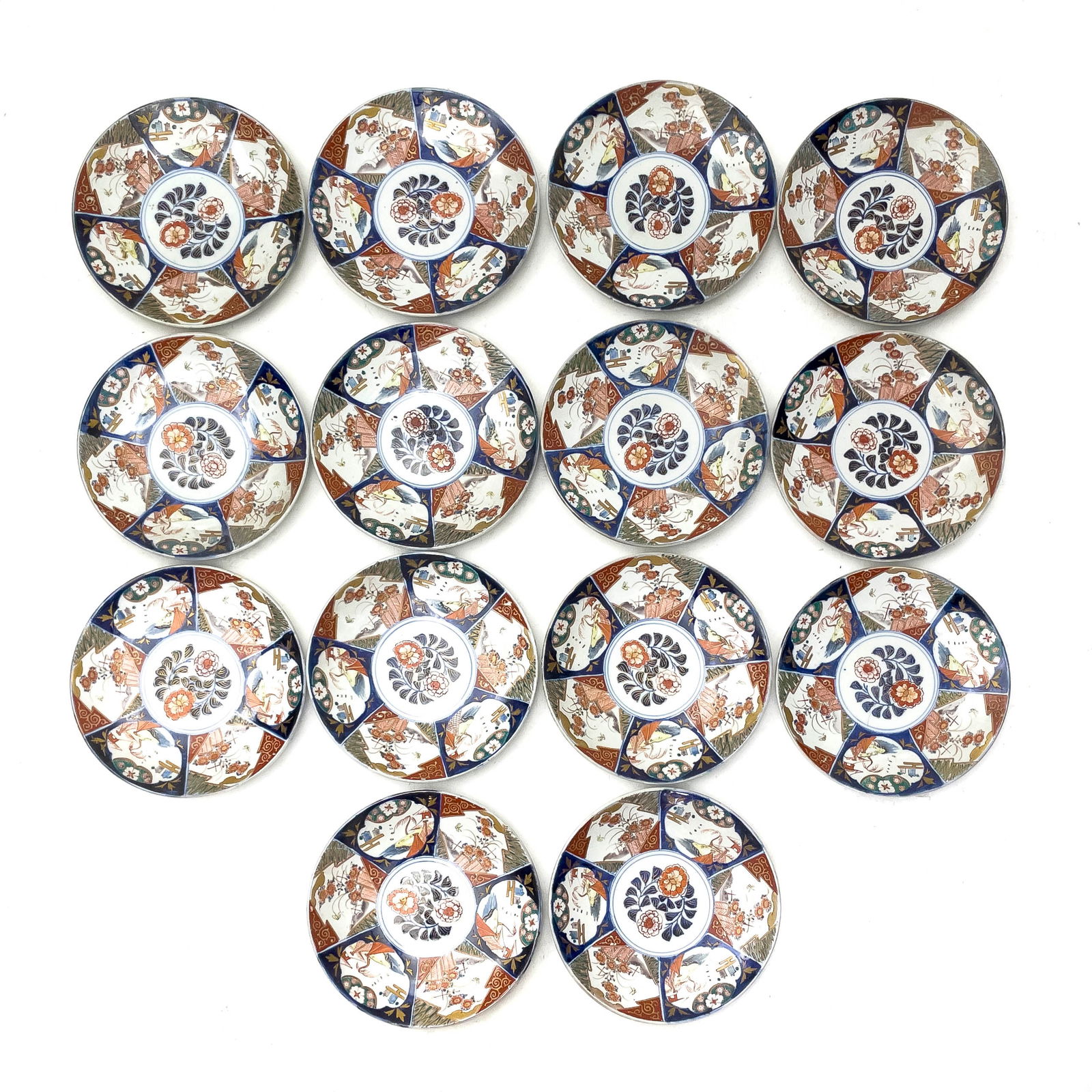 Japanese Imari Chargers, Group of 14 (1 of 7)