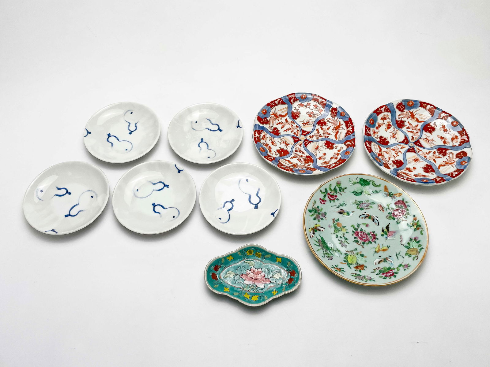 Chinese and Japanese Plates, Group of 9 (1 of 4)