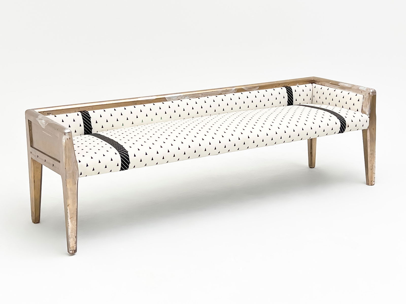 Modern Silver Leaf Bench (1 of 6)