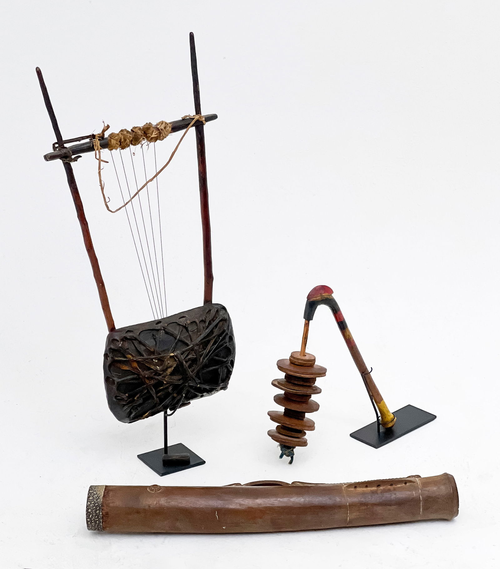 African Musical Instruments, Group of 3 (1 of 6)