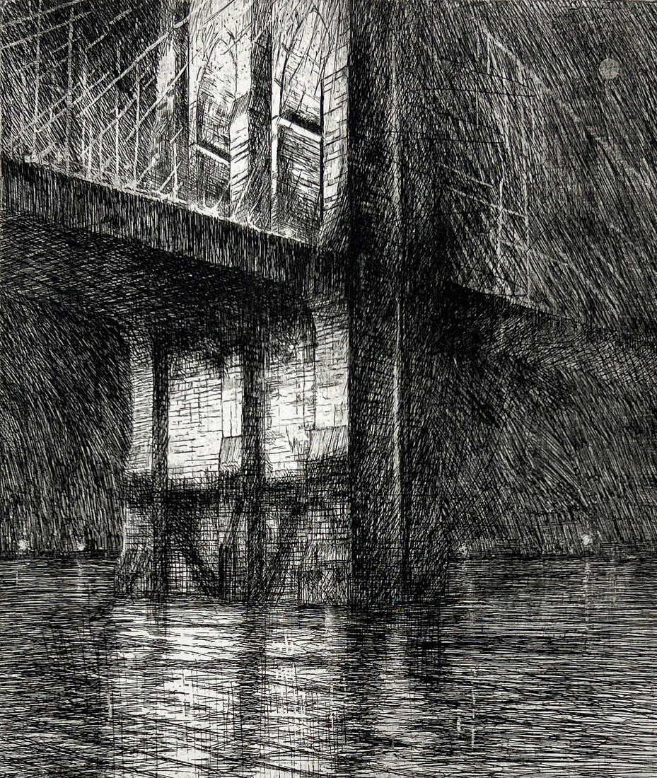 Bill Murphy - Brooklyn Bridge, Night (1 of 3)