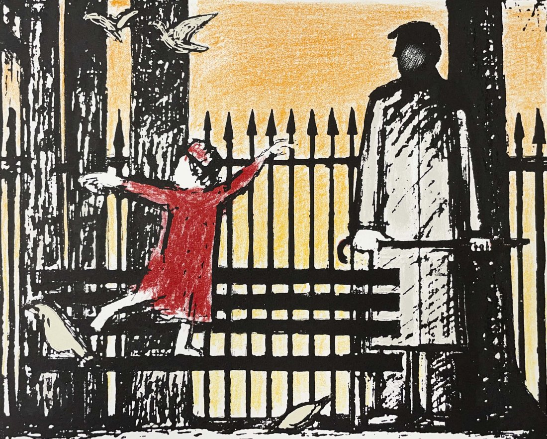 Will Barnet - Gramercy Park: Lot 281 Will Barnet American (1911-2012) Gramercy Park photo-lithograph accompanied by Certificate of Authenticity from the Print Club of New York, Inc. signed lower right, editioned 171/200 plate: 10